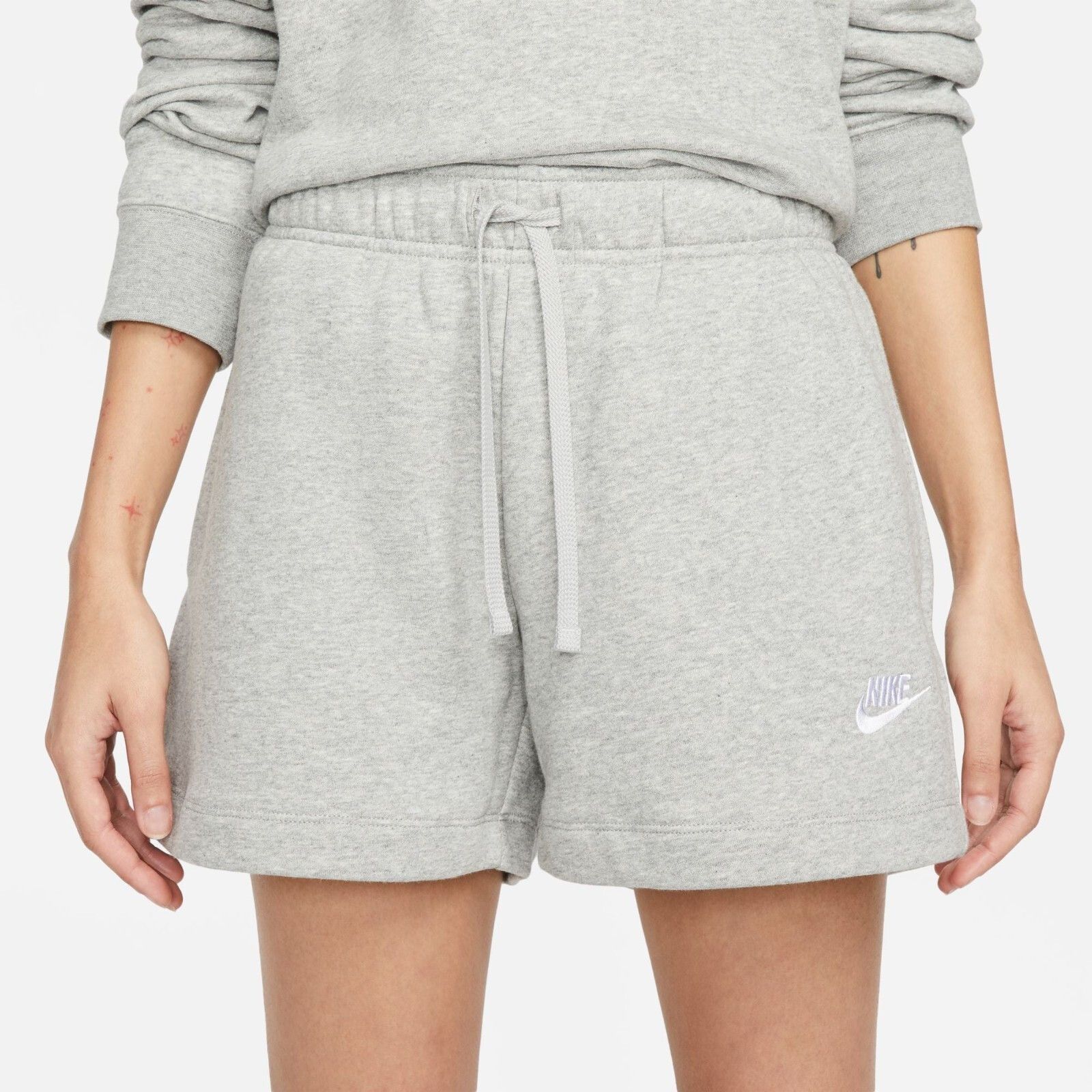 Nike Nike DQ5802 Fleece Mid-Rise Shorts Grey ( XXL ) Size 24" / US 00 / IT 34 - 1 Thumbnail