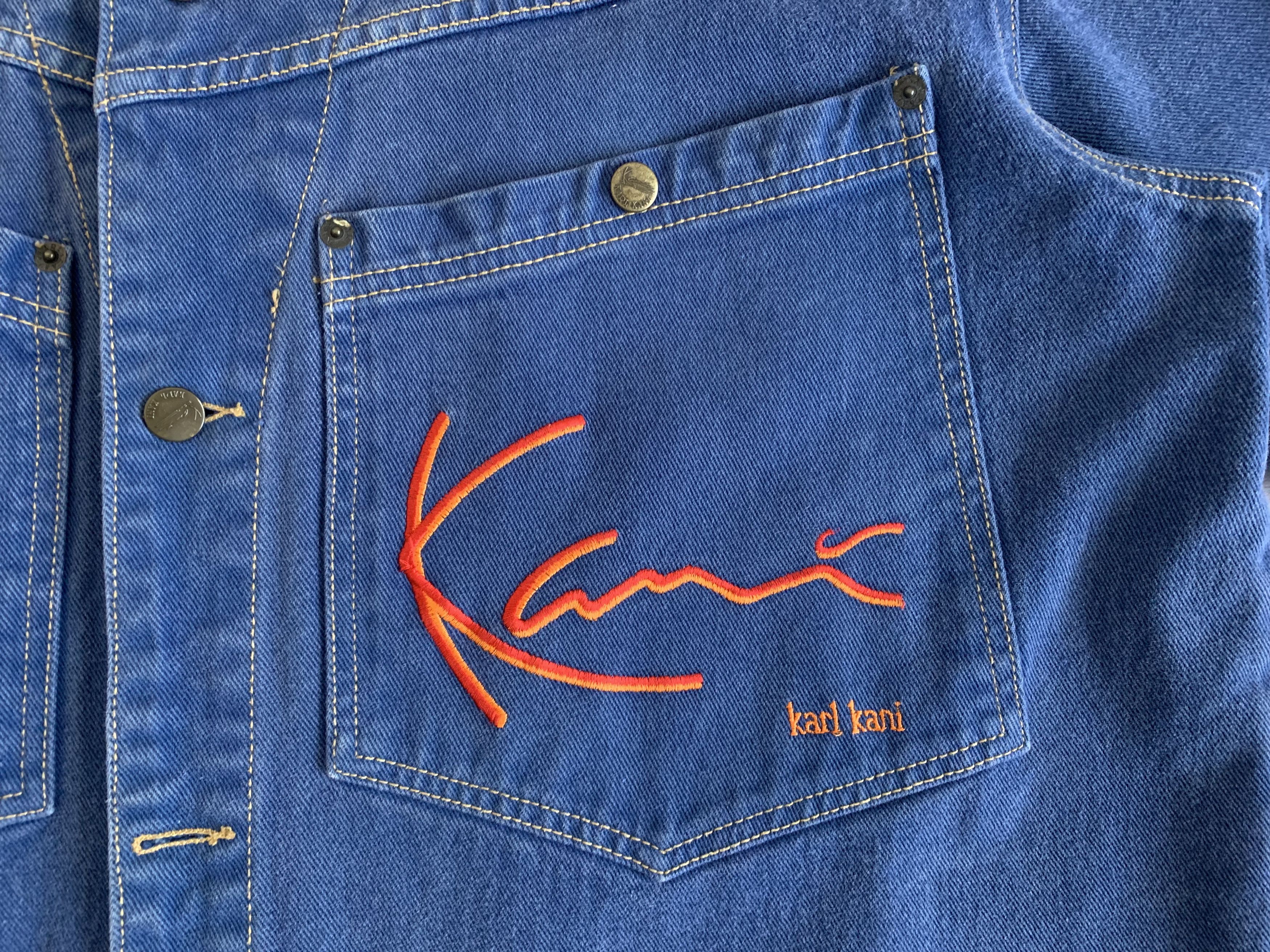 Karl Kani Vintage 90s KARL KANI Denim Jacket Shirt 2pac Tupac Hip Hop Size US XL / EU 56 / 4 - 4 Thumbnail