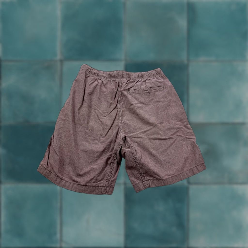 Eddie Bauer Eddie Bauer Shorts Men M Medium Faded Red Belted Chino Elastic Waist Solid Pleated Front Mens Size US 31 - 1 Thumbnail