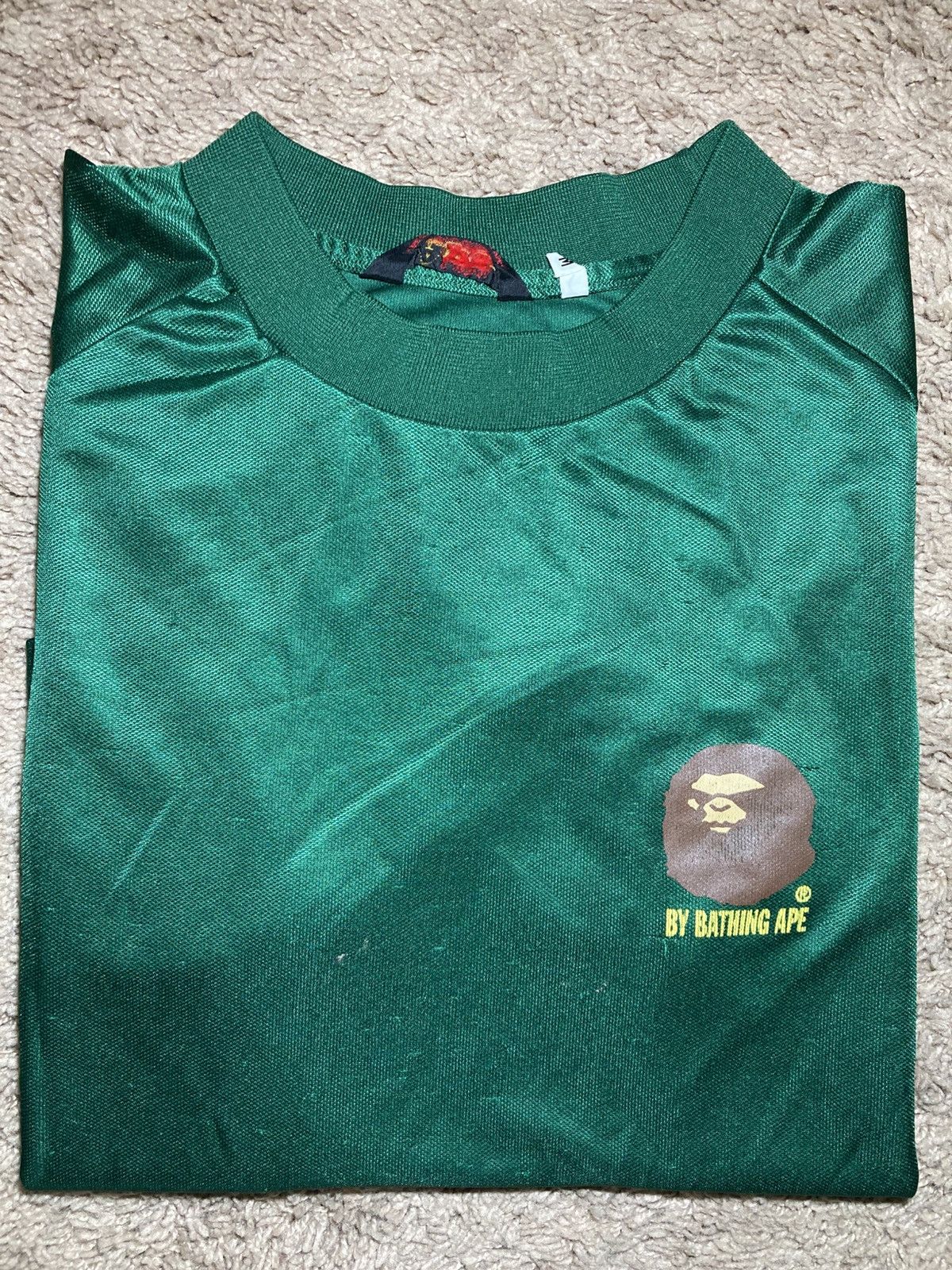 1998 Bape Goalie Jersey Soccer Football Top Logo 90s OG Athl