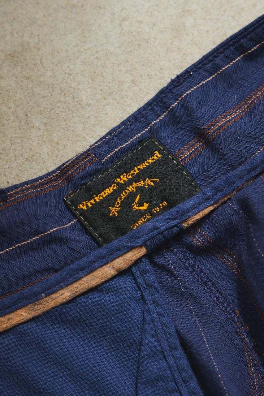 Vivienne Westwood Vivienne Westwood Anglomania Pinstripe Wrap Trousers Size US 30 / EU 46 - 8 Thumbnail