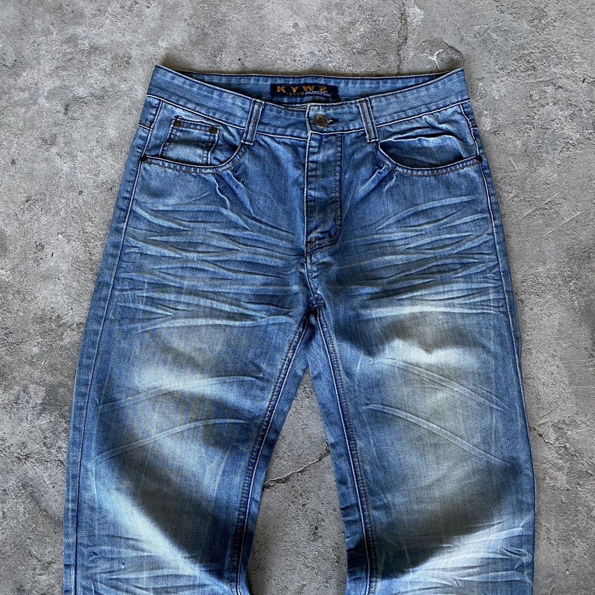 If Six Was Nine × Japanese Brand × Le Grande Bleu (L.G.B.) 2000s KYWZ acid wash Flared Jeans Lgb Ifsixwasnine Style 🙌🏼 Size US 34 / EU 50 - 3 Thumbnail