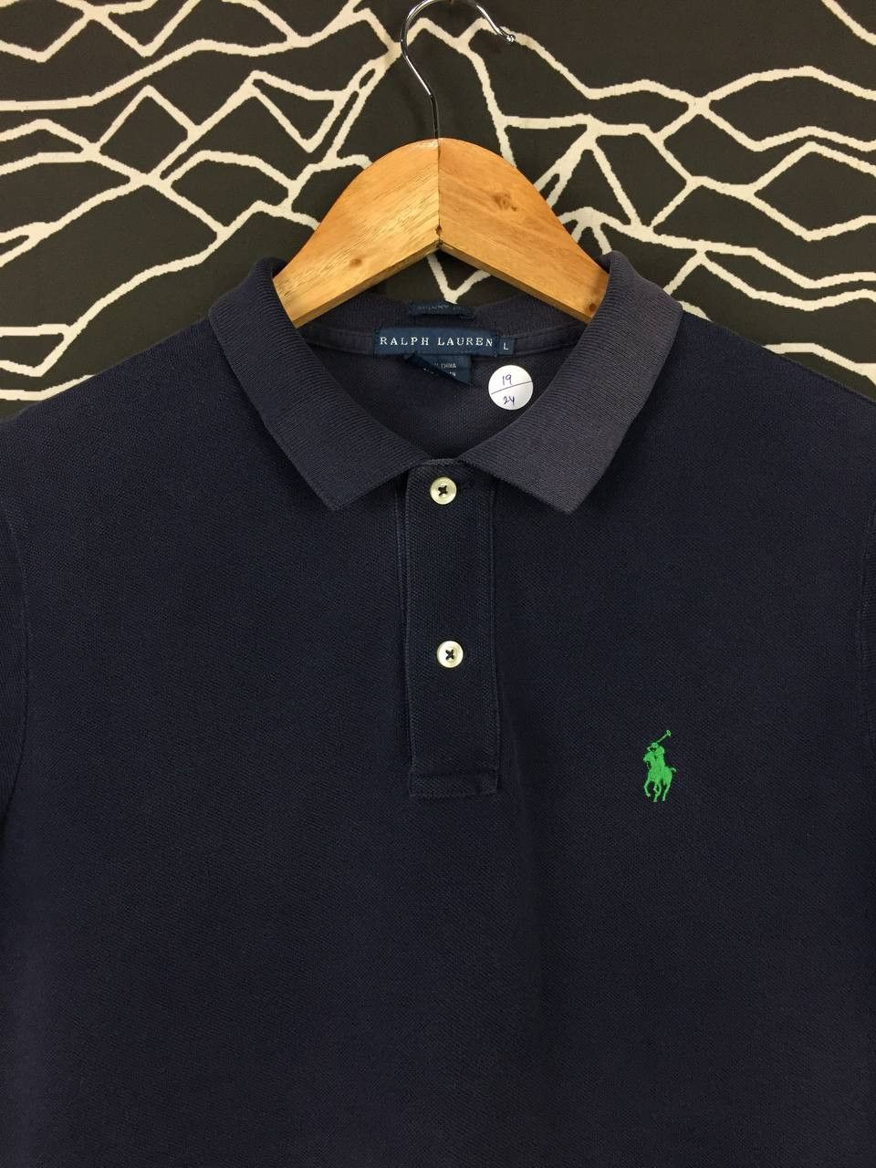 Ralph Lauren Vtg Ralph Lauren Small Logo Skinny Fit Polo Tee Size L / US 10 / IT 46 - 3 Thumbnail
