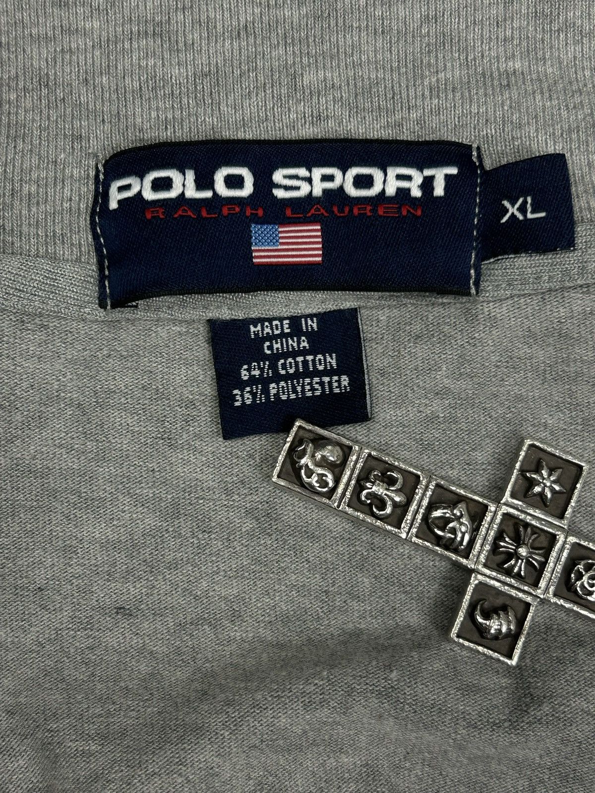 Polo Ralph Lauren × Vintage Vintage Polo Sport Embroidered Bomber Jacket Size US XL / EU 56 / 4 - 10 Thumbnail