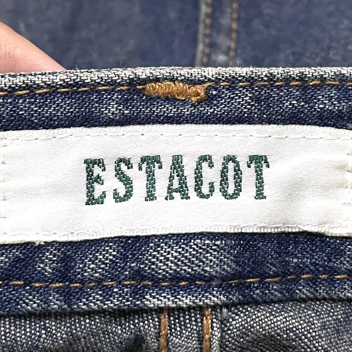 Hysteric Glamour × Japanese Brand × Vintage Rare Vintage Japanese Brand Estacot Hagi Flared Jeans 1990s Size US 29 - 9 Thumbnail