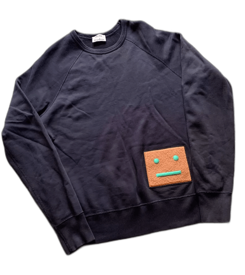 Acne studios robot embroidered hoodie-zp