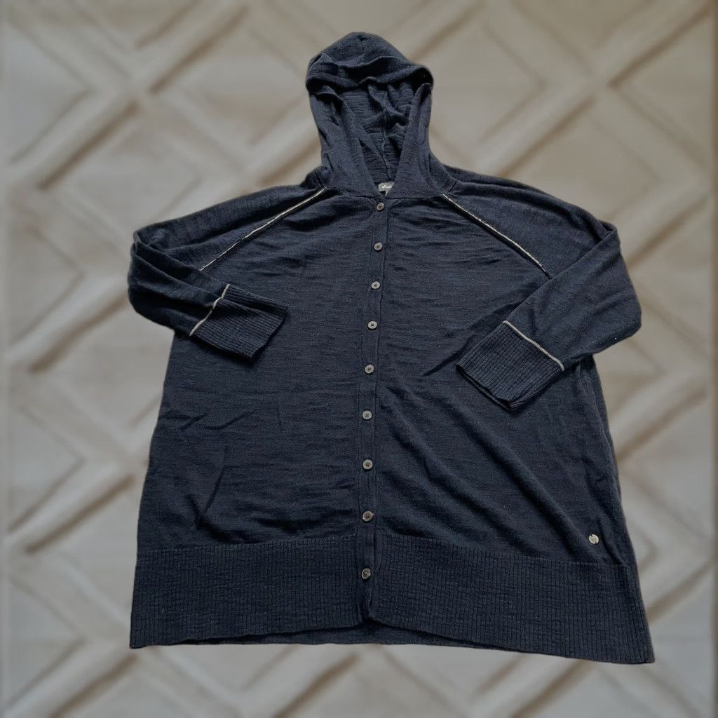Eddie Bauer VINTAGE Eddie Bauer Womens Sweater Cardigan XL Knit Cotton Casual All Seasons Navy Blue Size XL / US 12-14 / IT 48-50 - 1 Thumbnail
