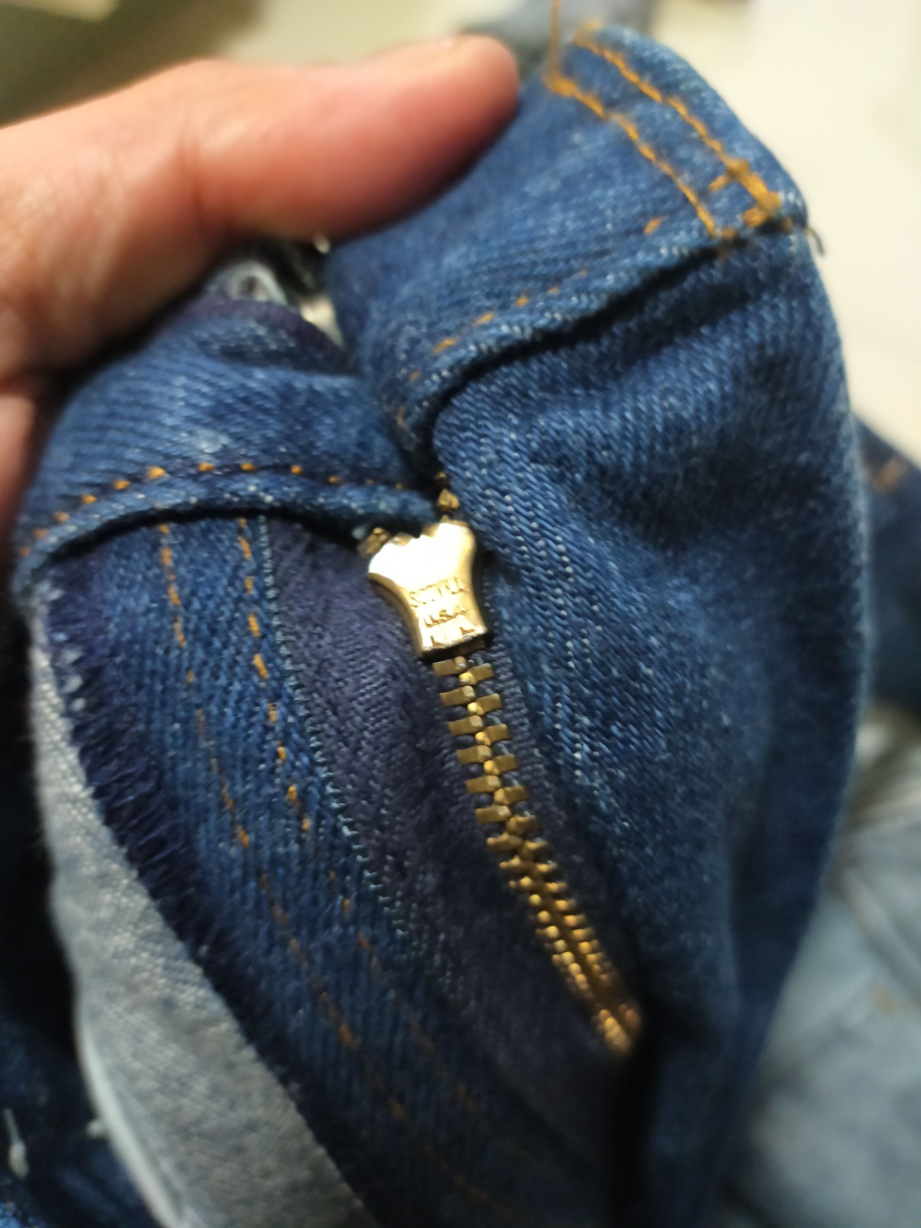 Levi's × Levi's Vintage Clothing × Vintage VINTAGE LEVIS BIG E WHITE TAB SCOVILL ZIPPER Size US 31 - 5 Thumbnail