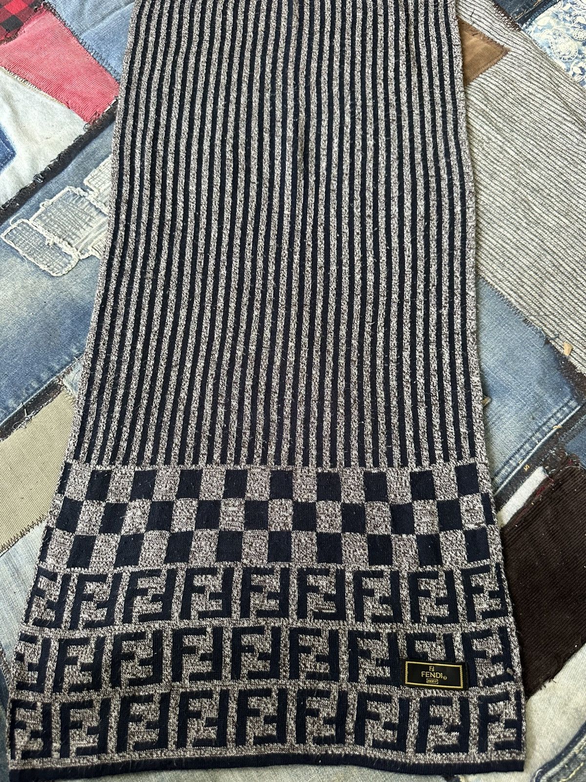 Vintage Vintage Fendi Scarf Unisex Size ONE SIZE - 6 Thumbnail