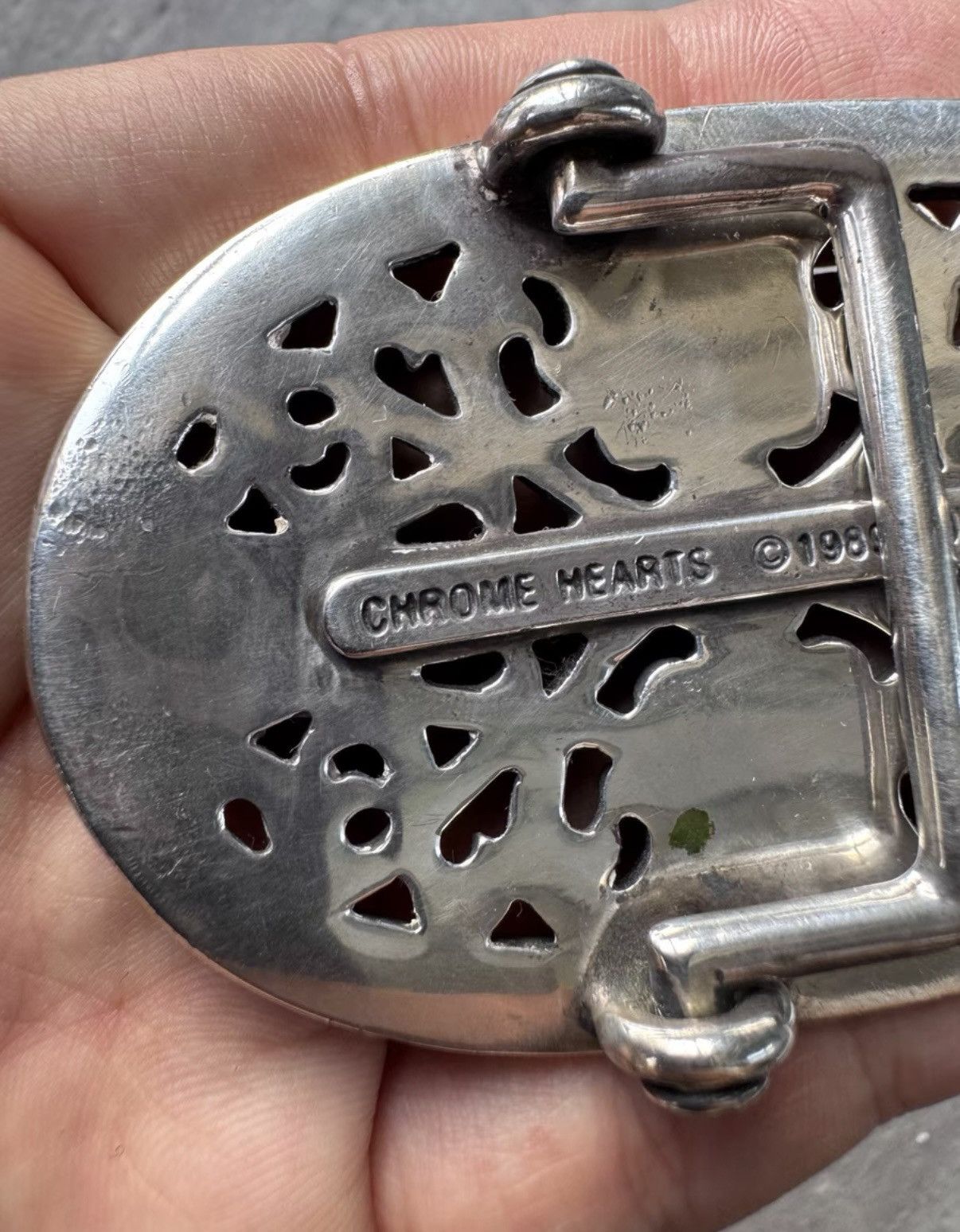 Chrome Hearts Chrome Hearts Iced-out Tomb Cross Belt Buckle Size ONE SIZE - 7 Thumbnail