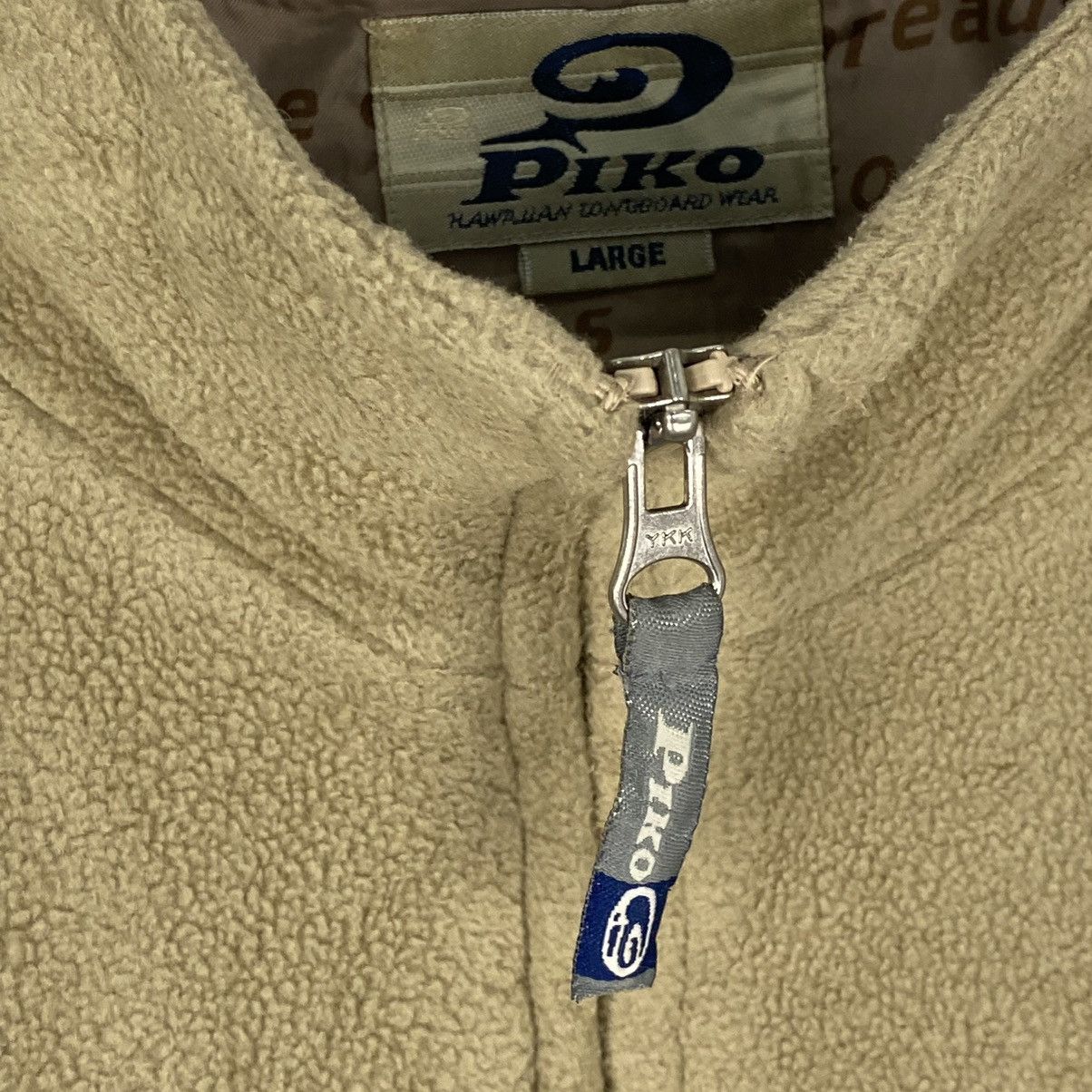 Vintage Vintage Piko Surf Size Tape Logo Zipper Fleece Jacket Size L Size US L / EU 52-54 / 3 - 8 Thumbnail