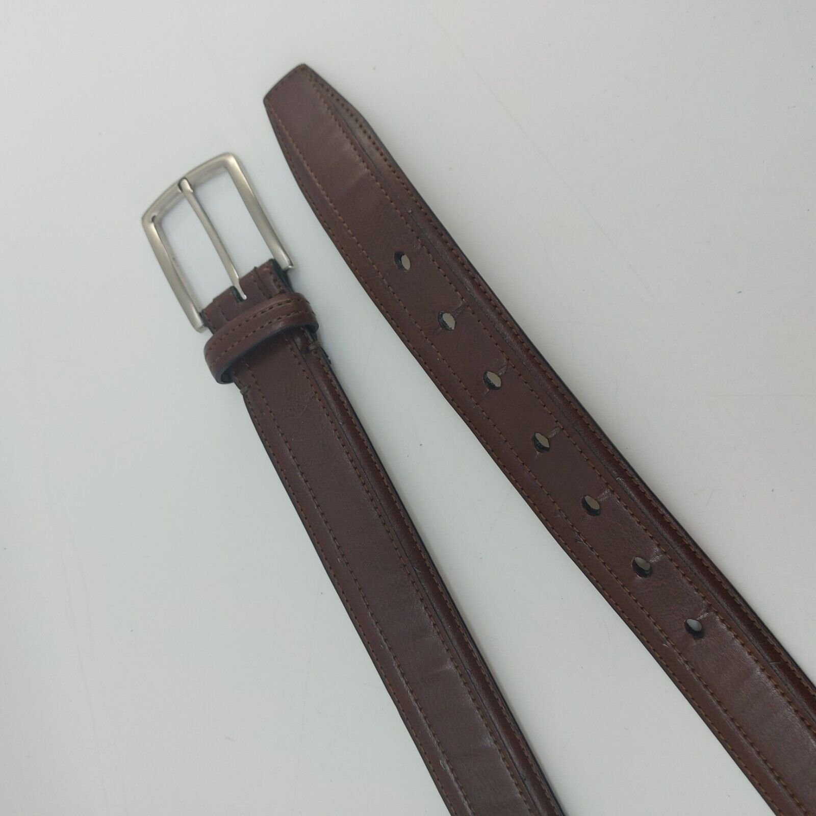 Dockers Dockers Brown Leather Belt Size 40/100 Leather Business Size 40 - 5 Thumbnail