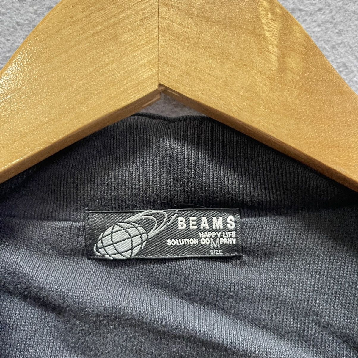 Beams Japan Vintage BEAMS Zip-Up Jacket Black Japanese Streetwear Size US M / EU 48-50 / 2 - 10 Thumbnail