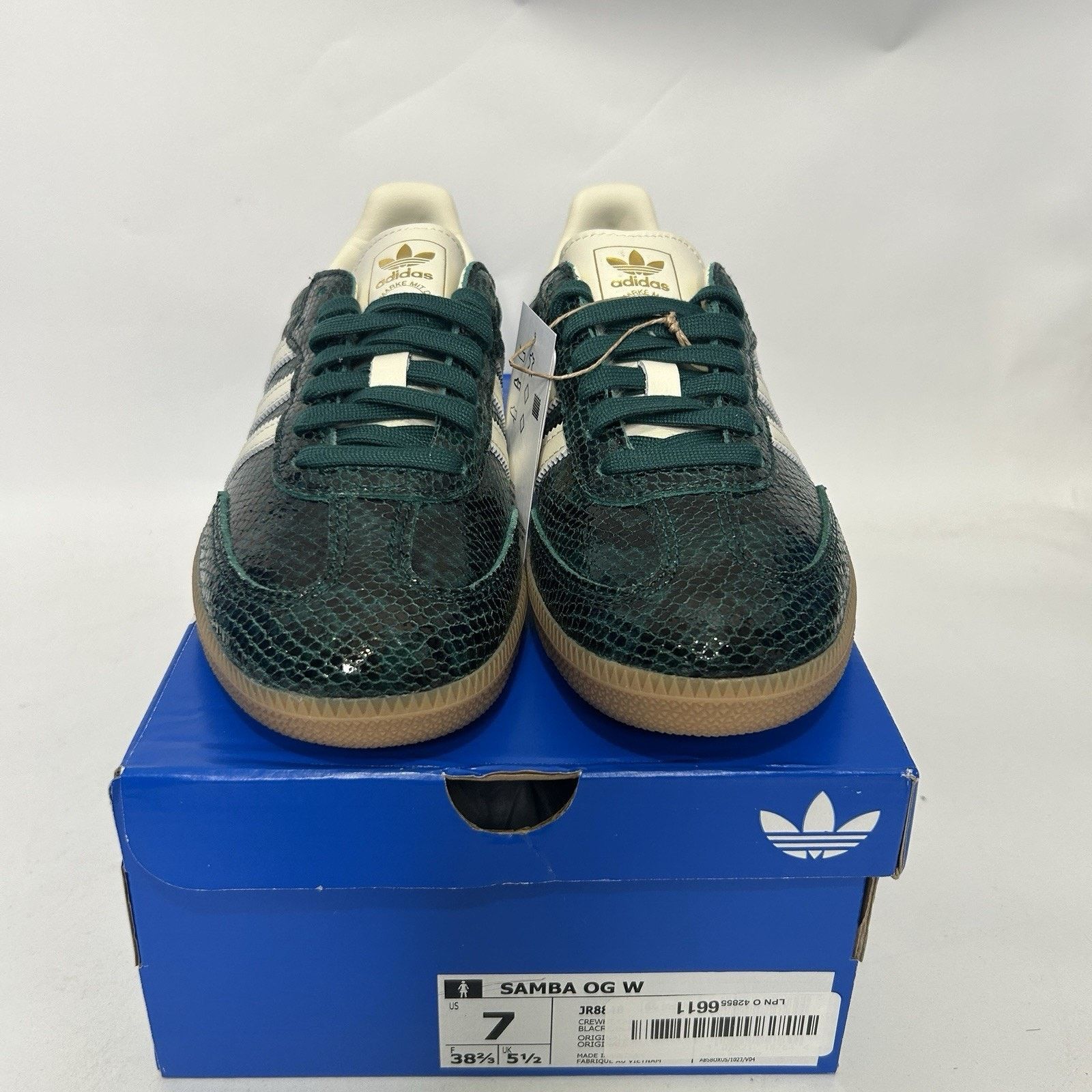 Adidas adidas Samba OG Snakeskin Pack - “Collegiate Green” JR8848 Size US 7 / IT 37 - 2 Thumbnail