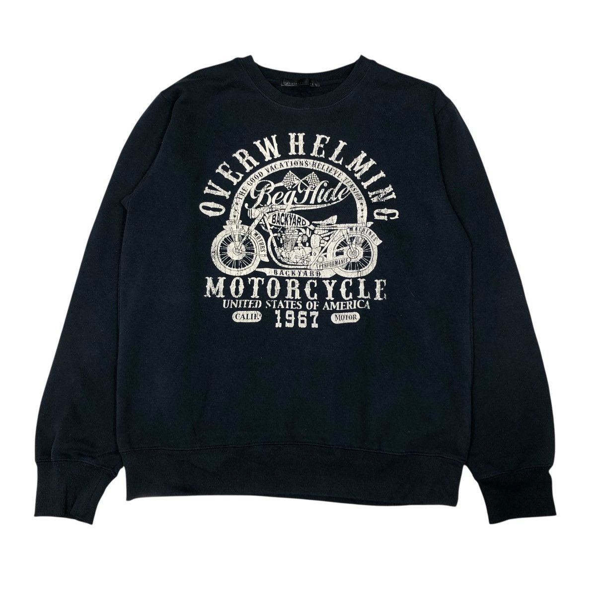 Japanese Brand 📌Beg Hide Motor United State of America Sweatshirt Punk Size US M / EU 48-50 / 2 - 1 Thumbnail