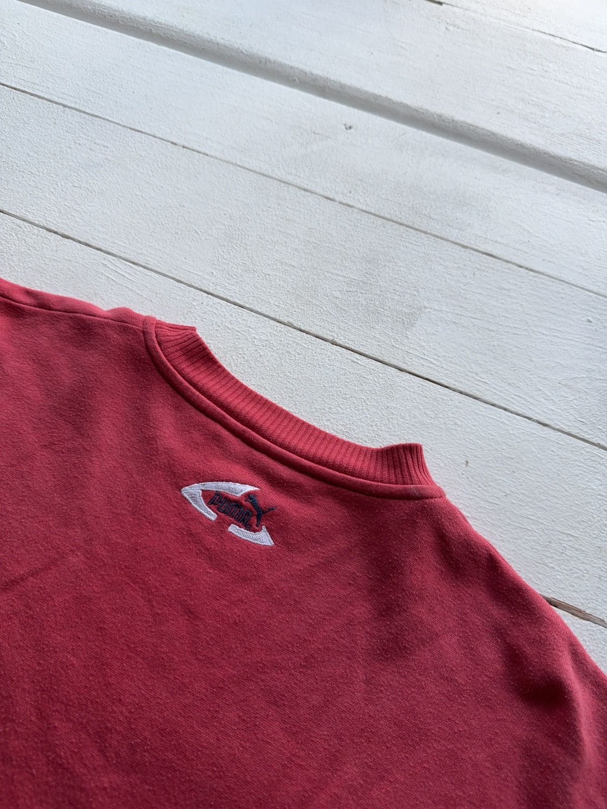 Puma Vintage 90s Faded Red Puma Logo Basic Streetwear Tee Shirt Size US L / EU 52-54 / 3 - 10 Thumbnail