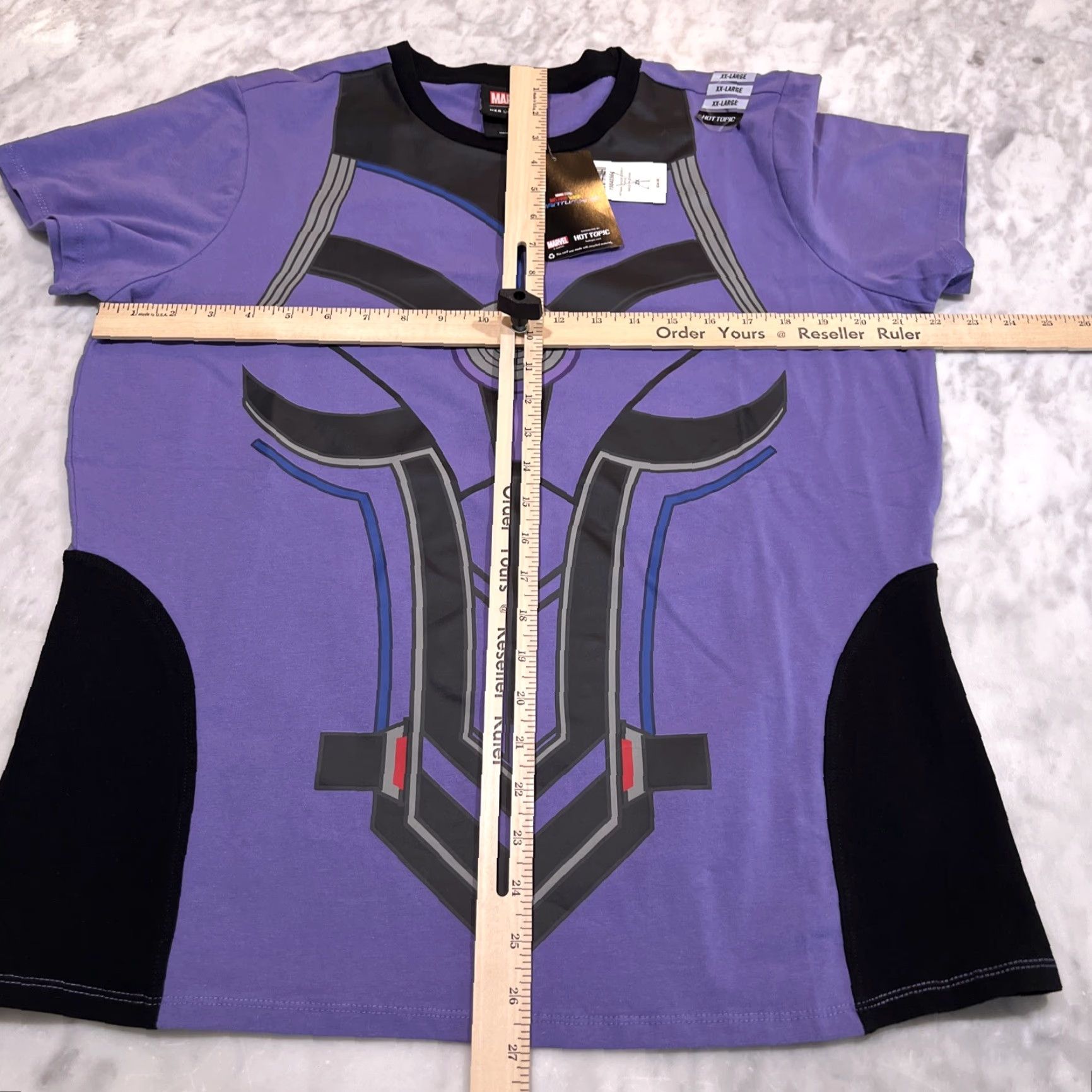 Hot Topic Hot Topic Shirt Women 2XL Purple Marvel Ant-Man And The Wasp Quantumania Cassie Cosplay New With Tag Size XXL / US 16-18 / IT 52-54 - 5 Thumbnail