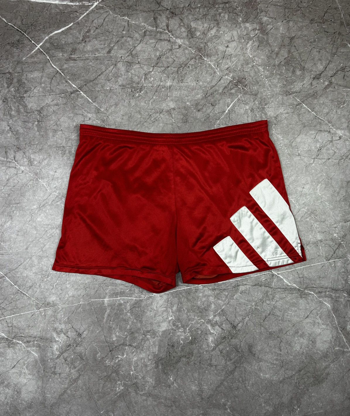 Adidas × Vintage Vintage Red ADIDAS EQUIPMENT 90s SHORTS Size US 34 / EU 50 - 1 Thumbnail