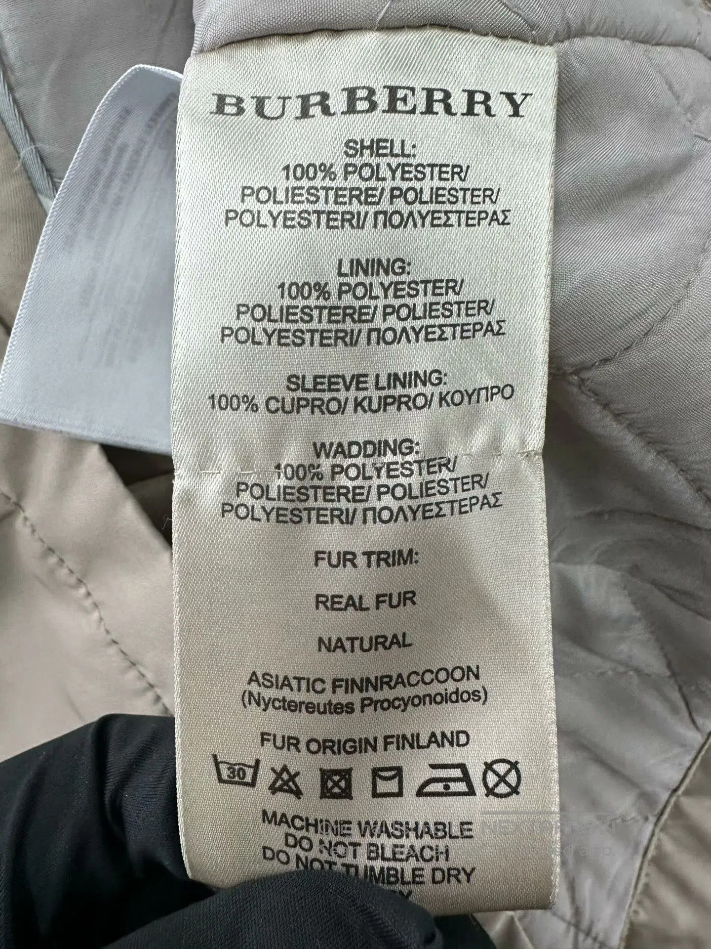 Burberry Burberry Khaki Single-breasted Fur Collar Cotton Coat| Size M / US 6-8 / IT 42-44 - 4 Thumbnail