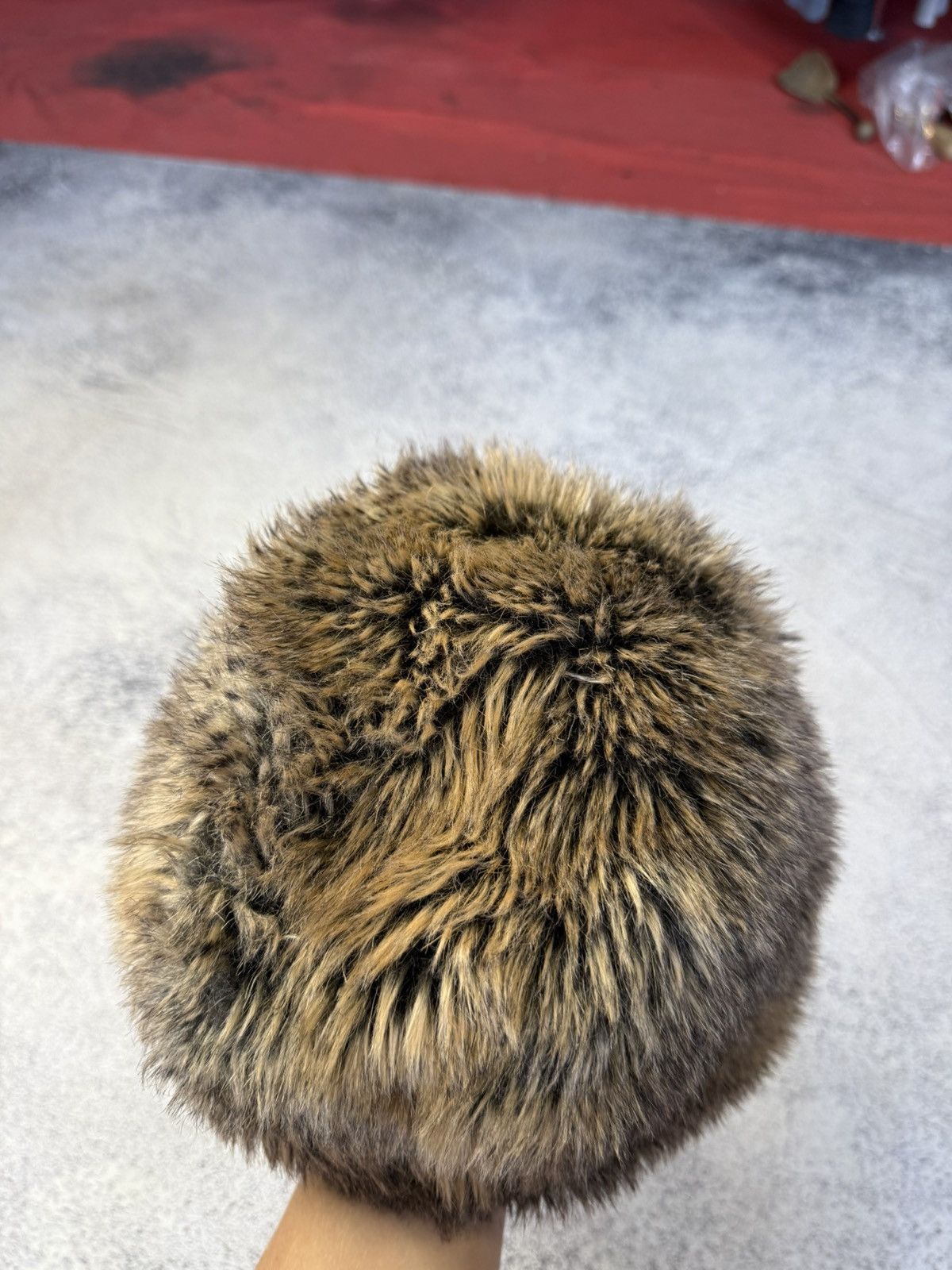 Vintage Ushanka Trapper Hat Furry Mohair Fuzzy Fur Hat Y2K 90s rare Size ONE SIZE - 5 Thumbnail