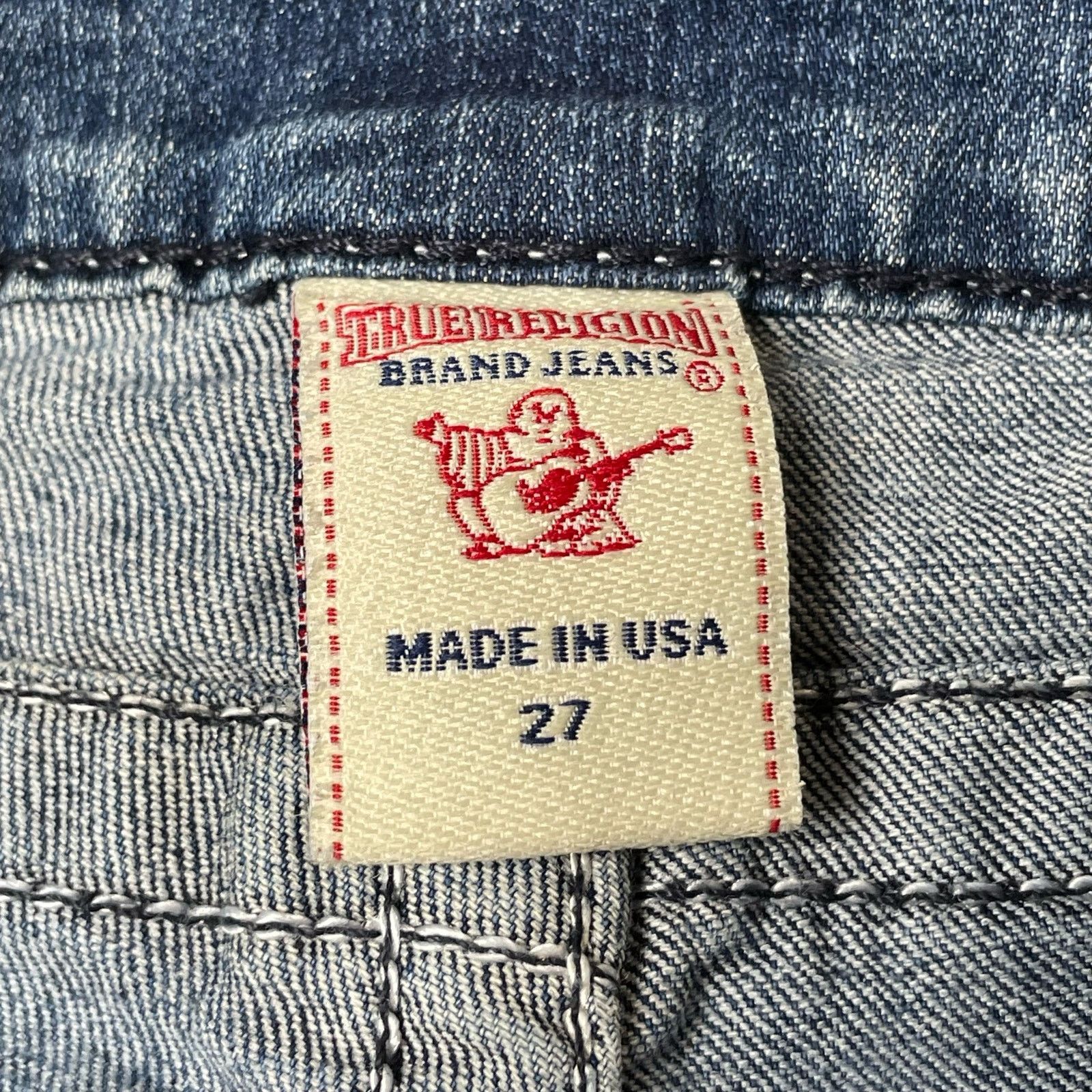 True Religion True Religion Straight Leg Jeans Size 27" / US 4 / IT 40 - 3 Thumbnail