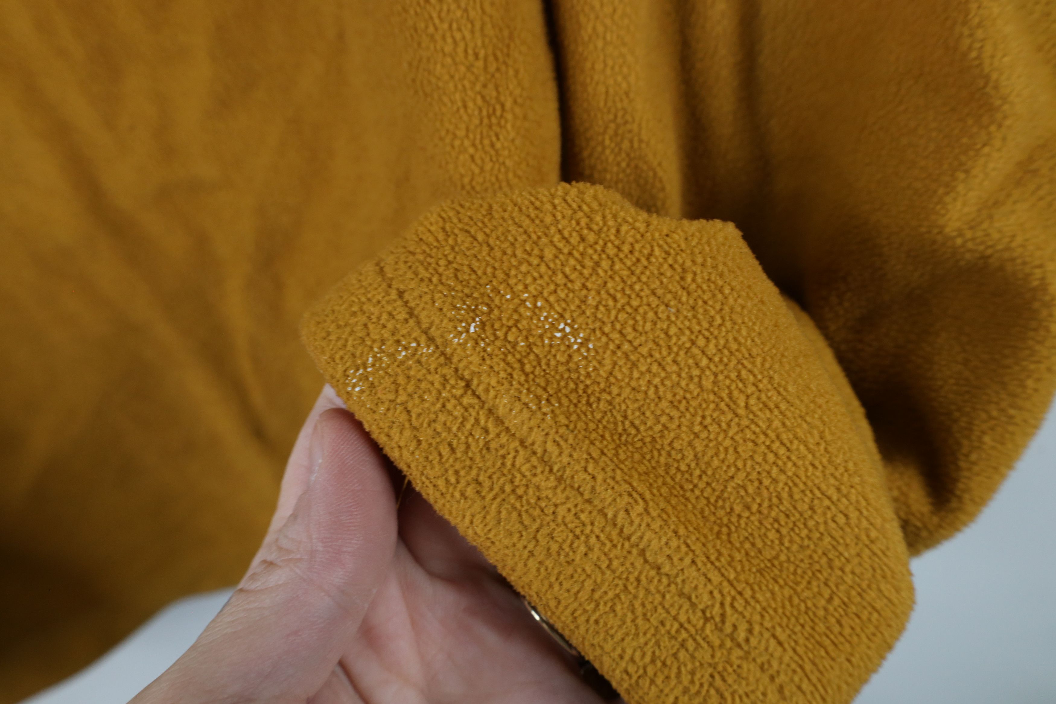 Lands' End × Vintage Vintage Lands End Snap Button Fleece Pullover Sweater Gold Size US S / EU 44-46 / 1 - 5 Thumbnail