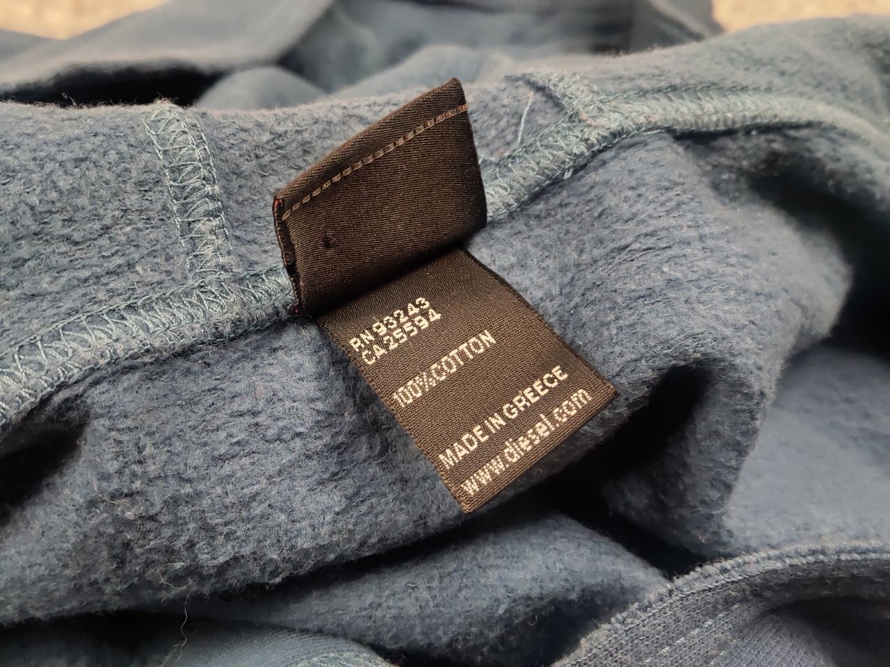 Diesel × Vintage Vintage Diesel Y2K style combination hoodie Long sleeve Size L / US 10 / IT 46 - 14 Thumbnail