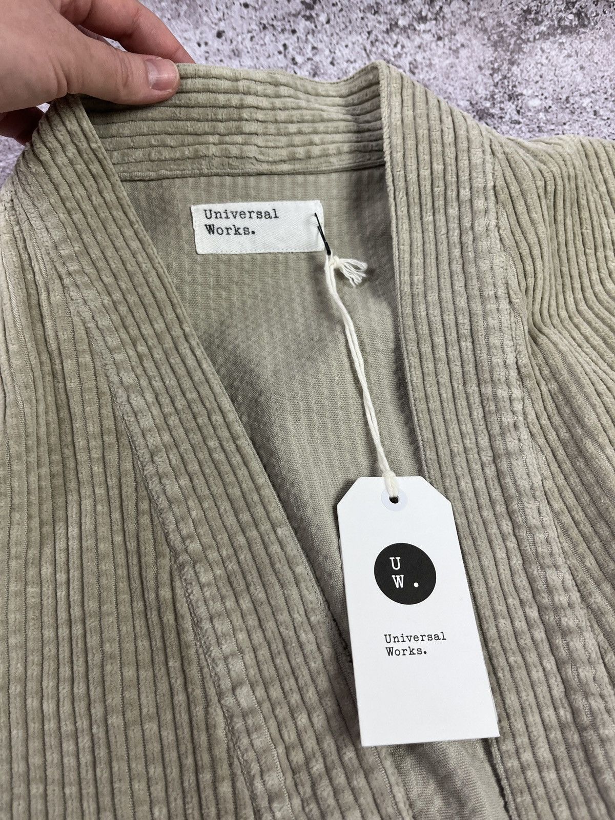 Universal Works Universal Works Kyoto Work Jacket – Stone (Corduroy) Size US L / EU 52-54 / 3 - 6 Thumbnail