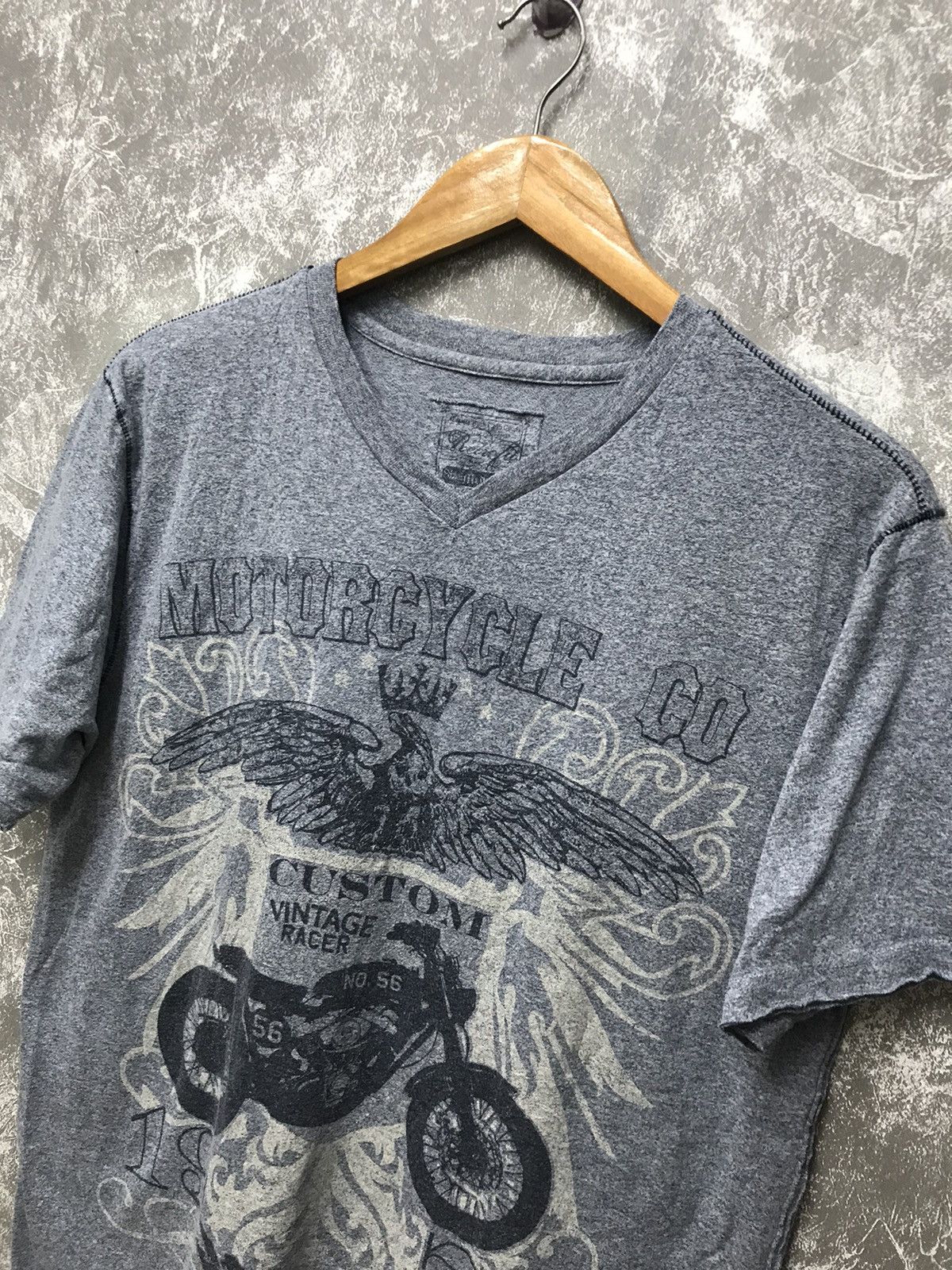 Affliction × Ed Hardy × Southpole Affliction Eagle Motorcycle Custom Y2K Graphic Tee Size US M / EU 48-50 / 2 - 5 Thumbnail