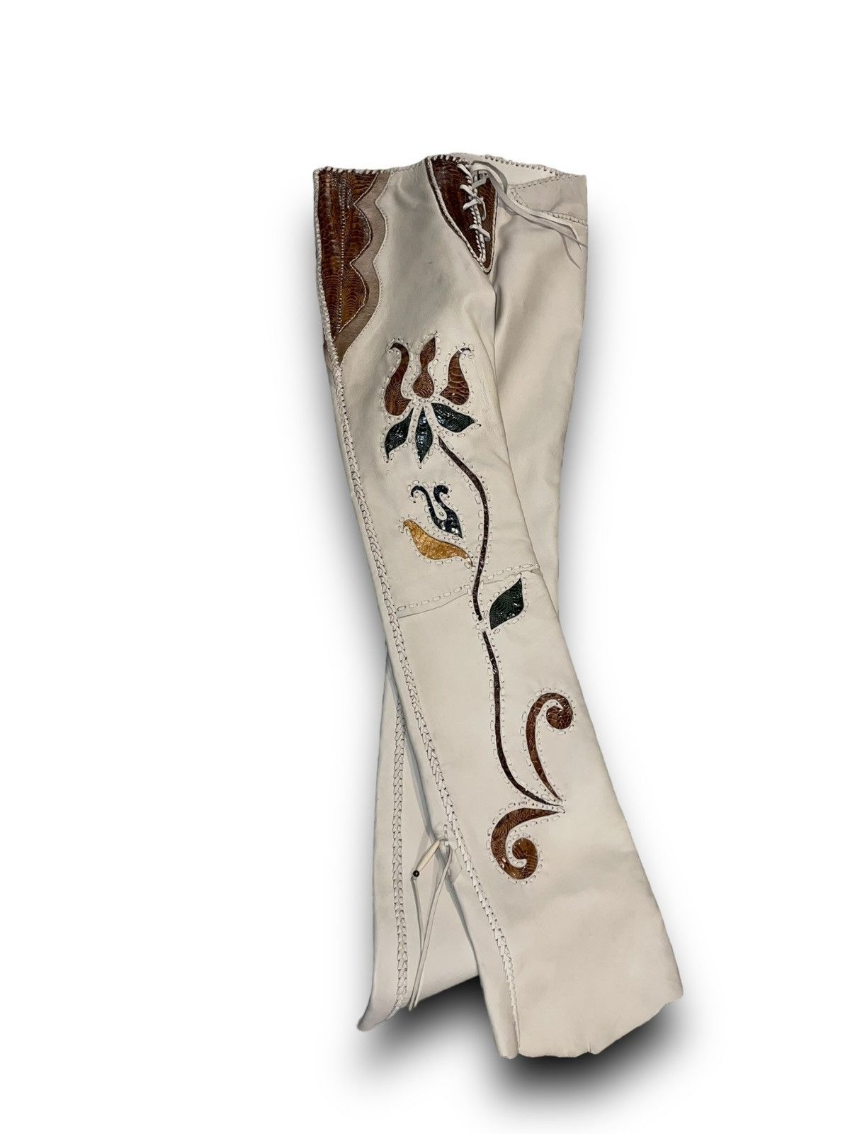 Japanese Brand Share Spirit - Cow & iguana leather pants | Grailed
