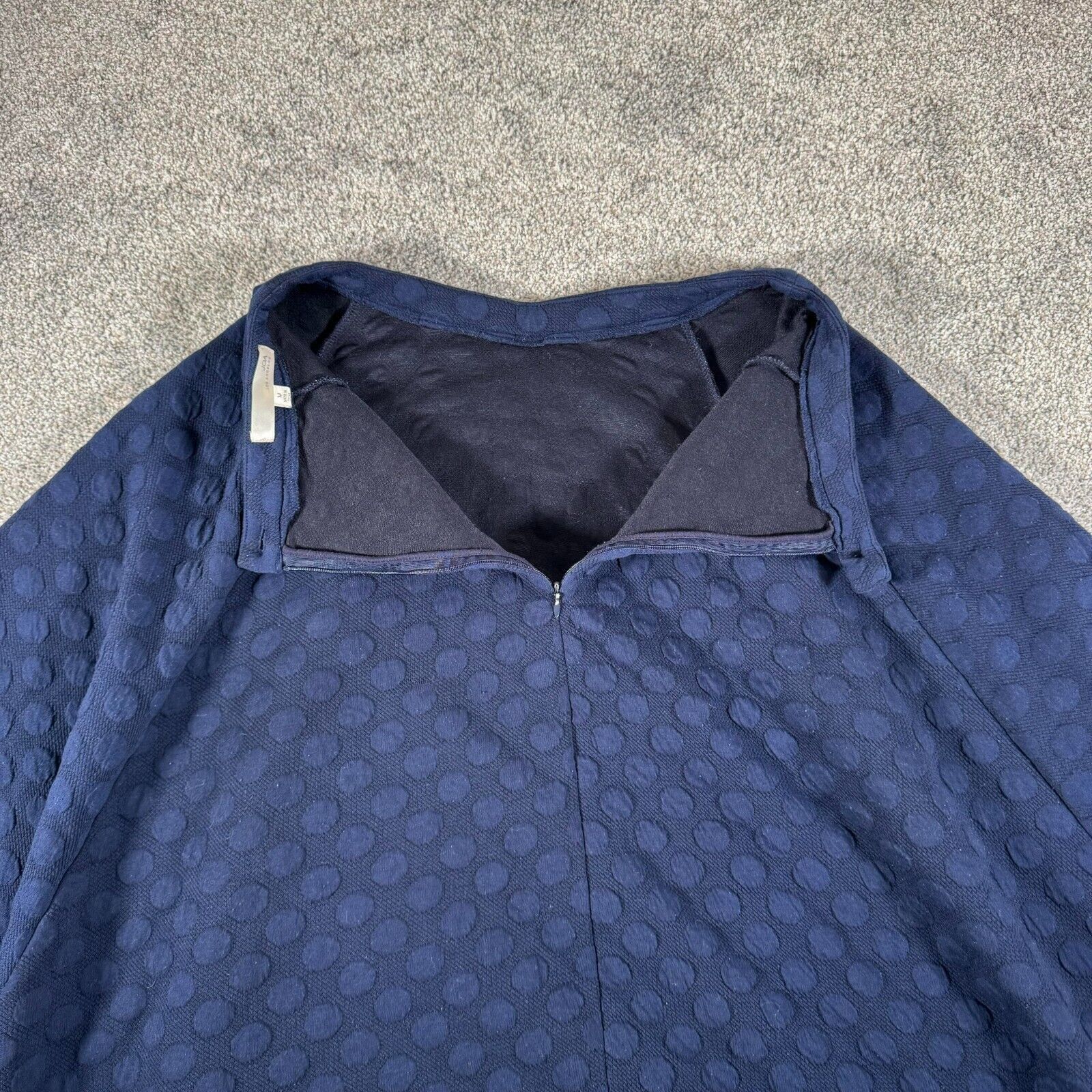 Other JOA Skirt Medium Skater Polka Dot Classic Modest Textured Size 30" / US 8 / IT 44 - 5 Thumbnail