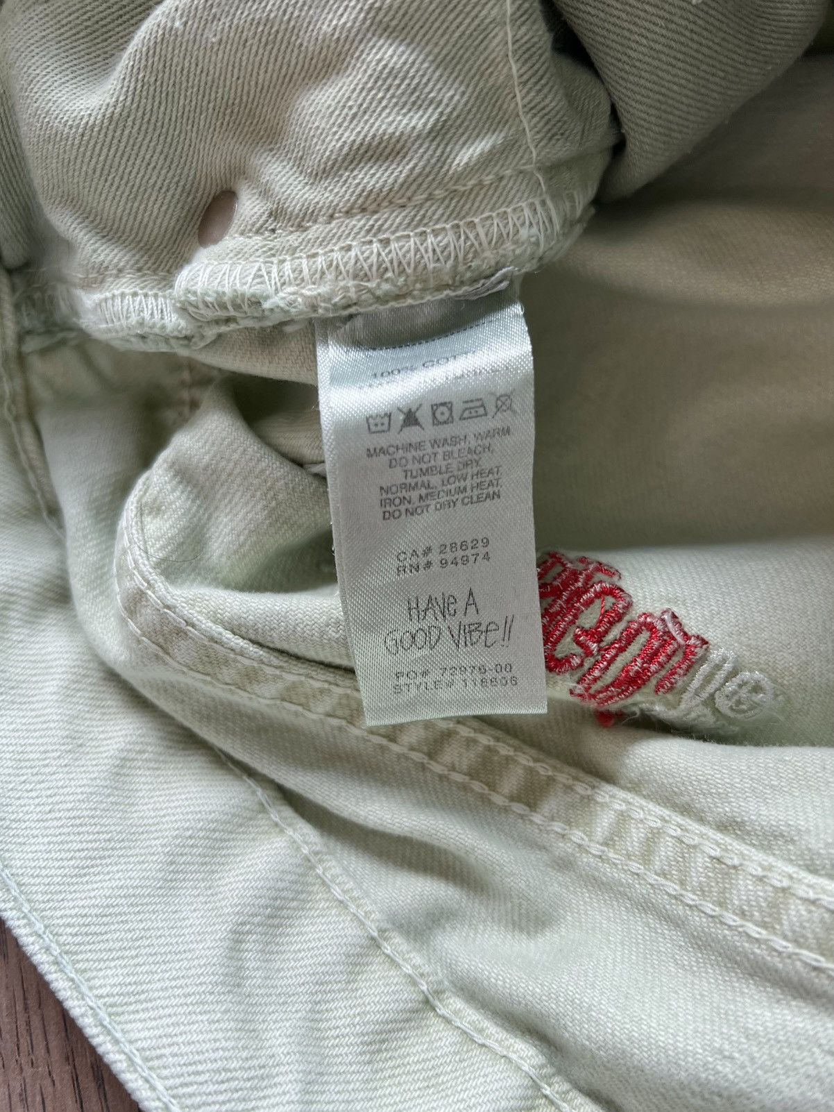 Stussy Stussy Denim Big Ol Jean “Cream” 32 Size US 32 / EU 48 - 9 Thumbnail