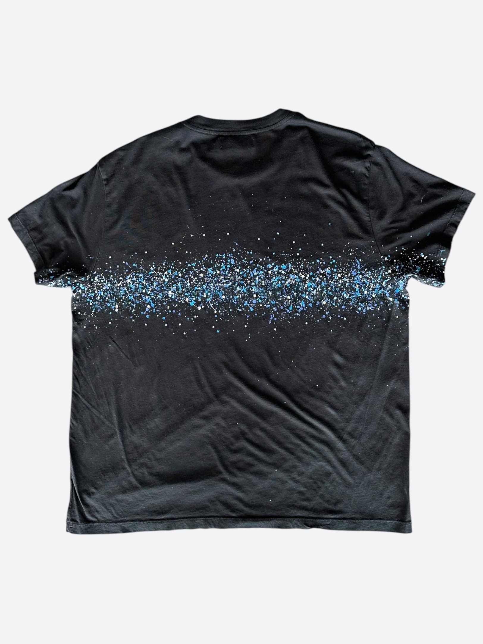 Amiri Crystal Ball Logo Tシャツ ブラック 100%コットン Amiri Crystal Ball Logo T Shirt Black - MEN from Onu UK