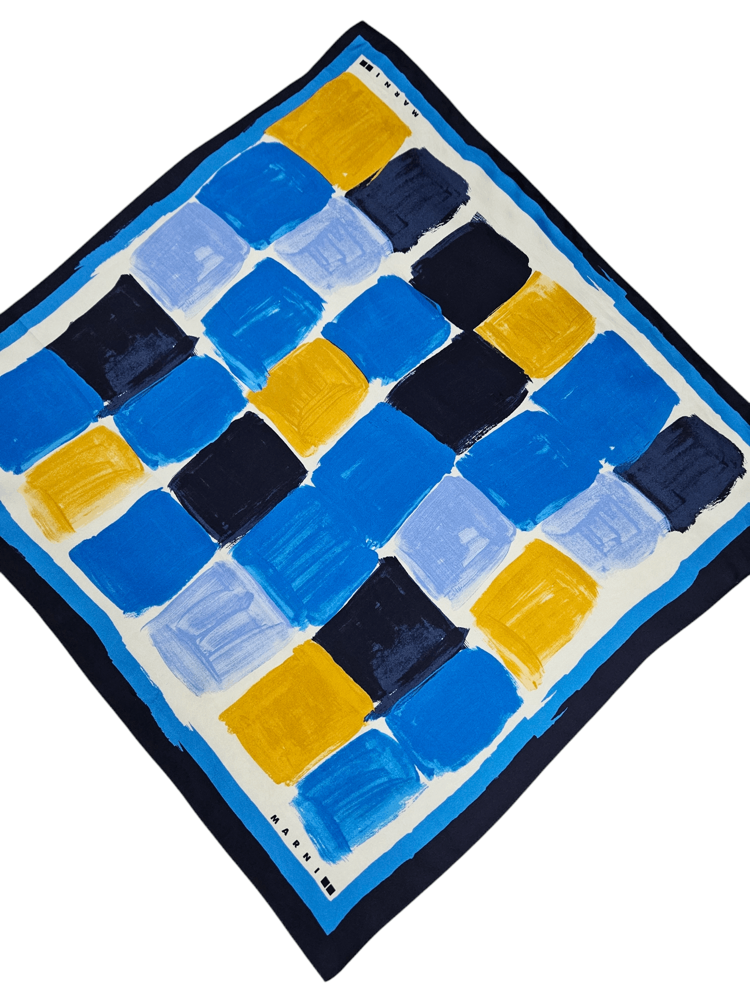 Japanese Brand MARNI x Uniqlo FUROSHIKI Silk scarf Size ONE SIZE - 2 Thumbnail