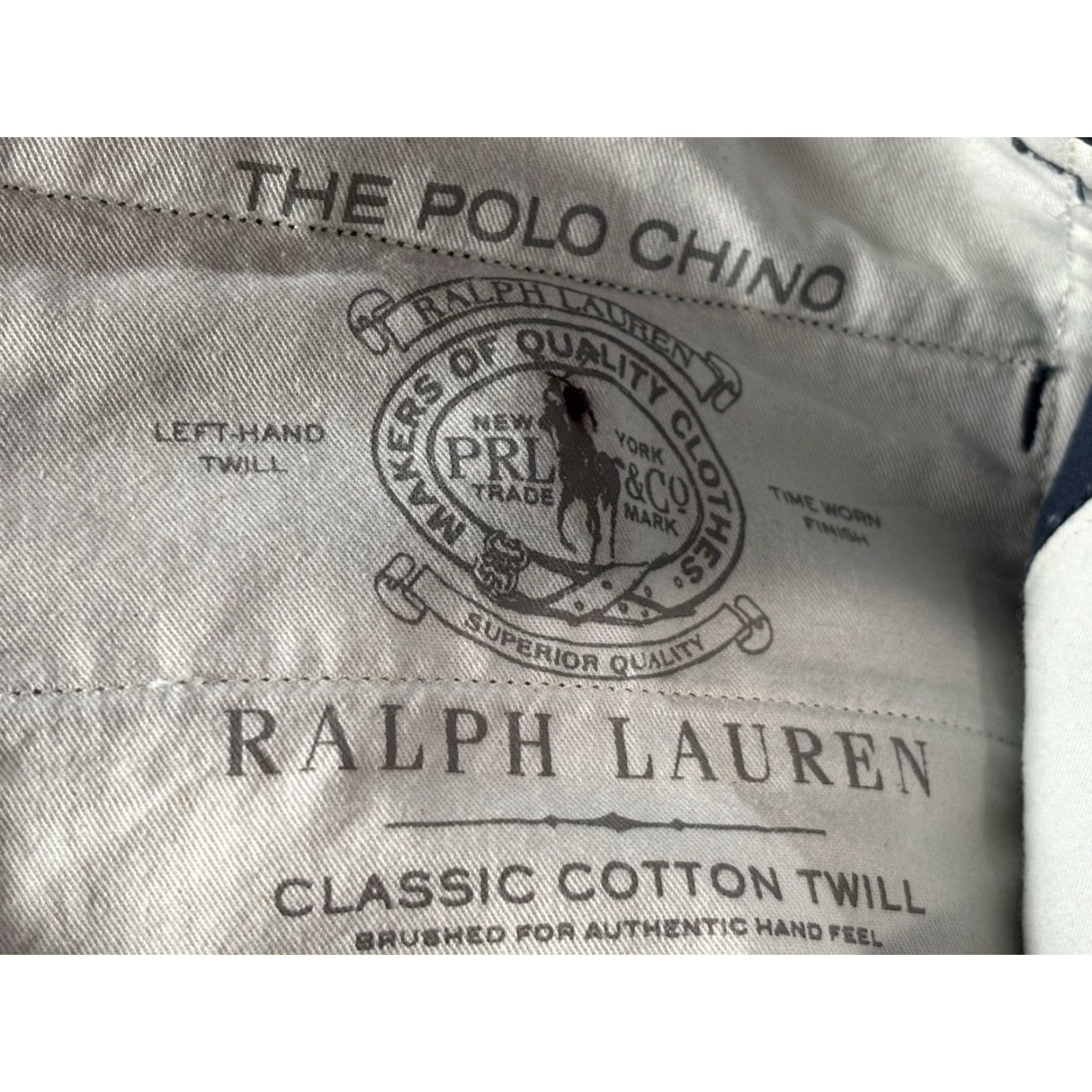 Polo Ralph Lauren Polo Ralph Lauren Chino Pants Sz 34x30 Men’s Blue Stretch Twill Preppy Regular Flat Front Zip Button Size US S / EU 44-46 / 1 - 7 Thumbnail