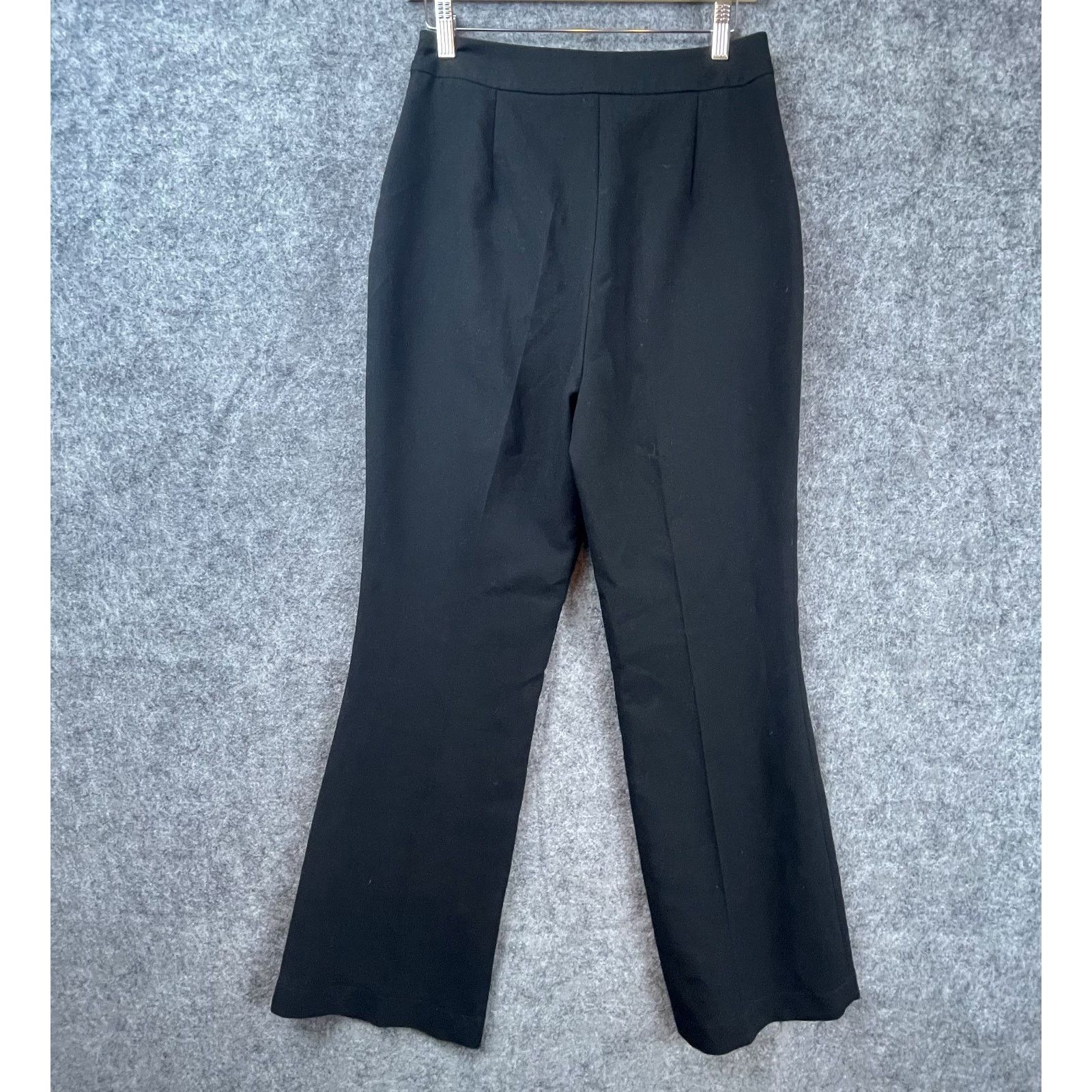 Zara Zara Dress Pants Womens M Black Bootcut Capsule Basic Size 30" / US 8 / IT 44 - 2 Thumbnail