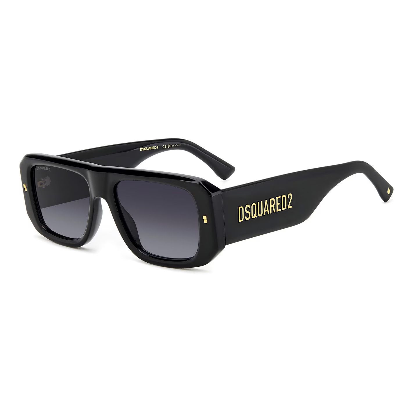 Dsquared2 o1g2r1mq0426 Size: 54CM / Round Sunglasses in Black Size ONE SIZE - 2 Thumbnail