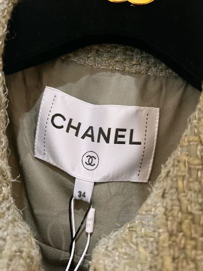 Chanel Chanel Cuban series green tweed jacket Size XXS / US 00 / IT 34 - 6 Thumbnail