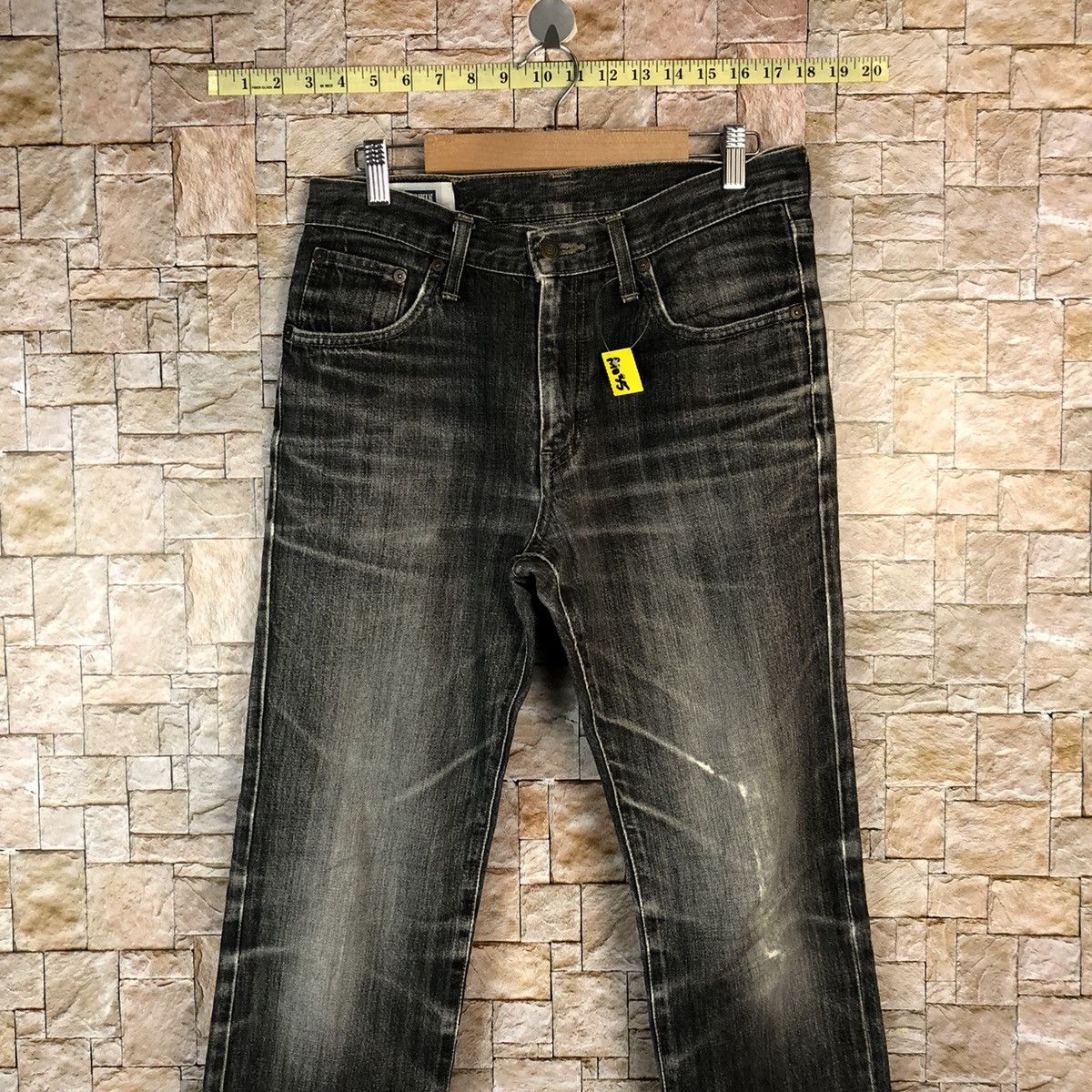 Edwin Edwin Black ripped distressed Denim Pants #A1035 Size US 29 - 2 Thumbnail