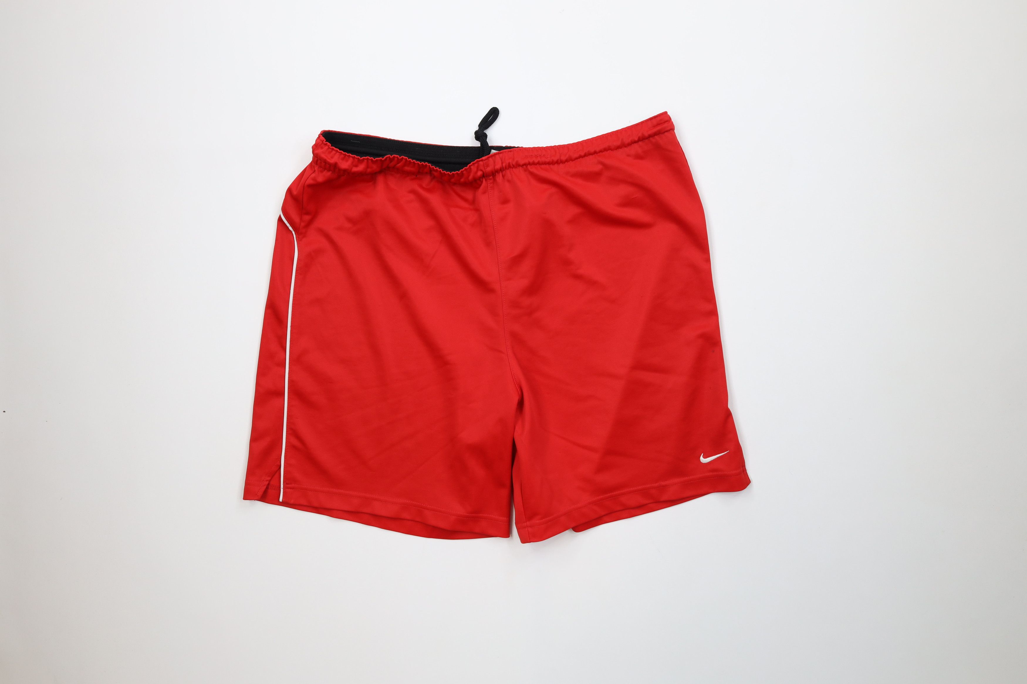 Nike Vintage Nike Mini Swoosh Running Soccer Shorts Red AS IS Size US 32 / EU 48 - 1 Thumbnail