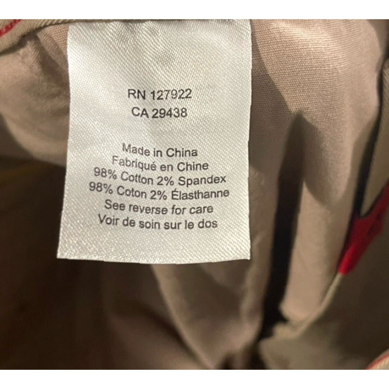Mountain Khakis Mountain Khakis Jackson Chino Pants Slim Regular 32x30 Light Brown Cotton Spandex Flat Front Outdoor Casual Workwear Mens Size US 32 / EU 48 - 7 Thumbnail