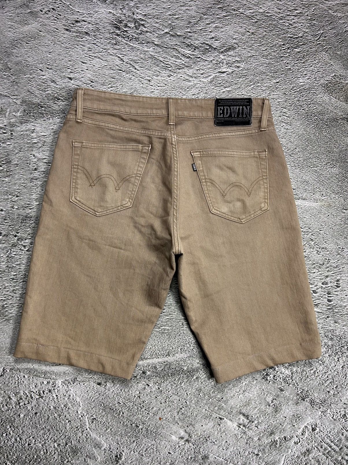 Edwin × Vintage Edwin Vintage Jeans Shorts Wide Leg Jorts Size US 33 - 1 Thumbnail