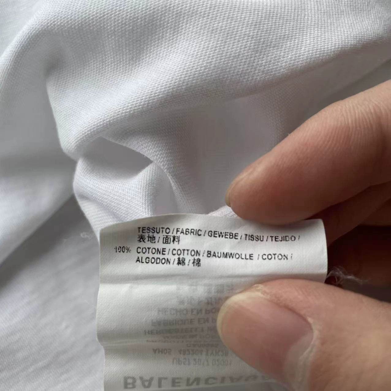 Balenciaga Balenciaga s/s white logo Tee XS 99 New Size US XS / EU 42 / 0 - 7 Thumbnail