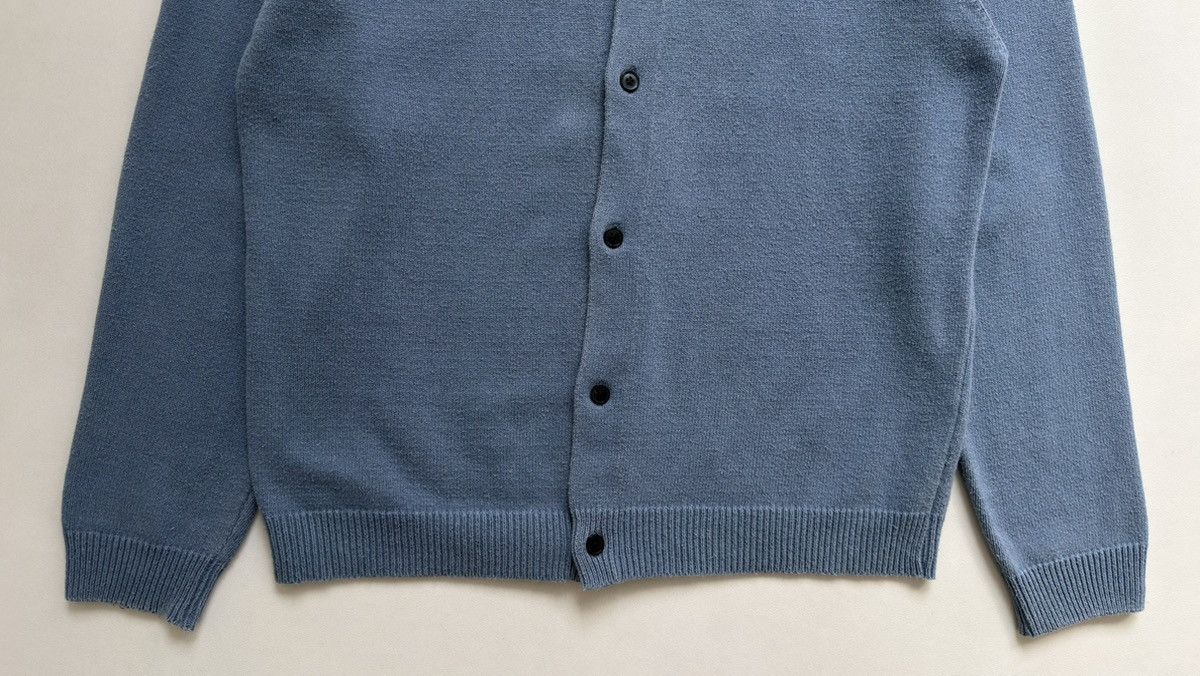 Mfpen Blue Brushed/Pilled Cotton ‘Formal’ Cardigan Size US M / EU 48-50 / 2 - 6 Thumbnail