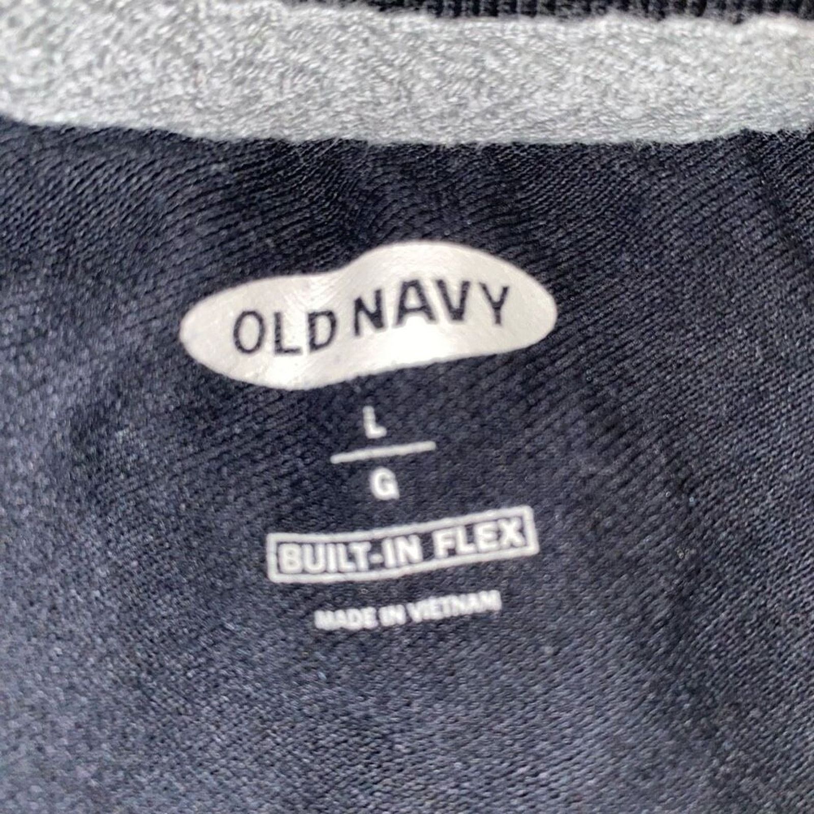 Old Navy Old Navy Black Classic Polo Shirt | Sz L Size US L / EU 52-54 / 3 - 3 Thumbnail