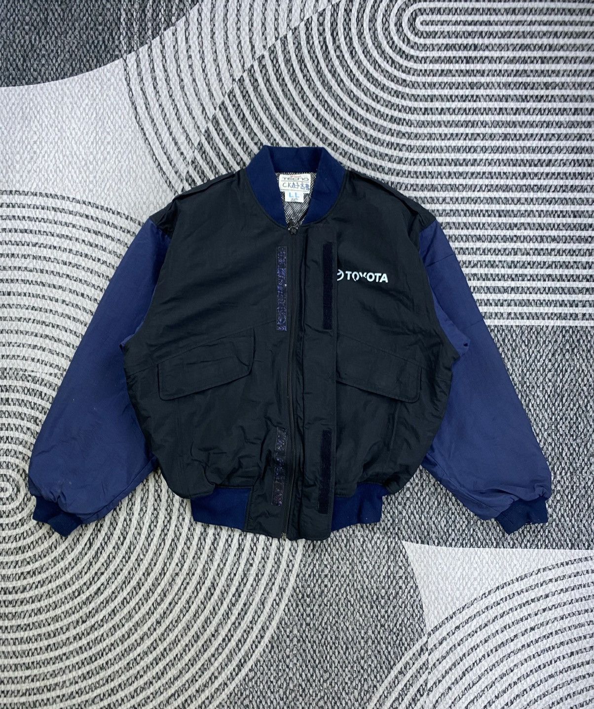 Japanese Brand Vintage Toyota Tecno Three Monkey Zipper Jacket Size US XL / EU 56 / 4 - 5 Thumbnail