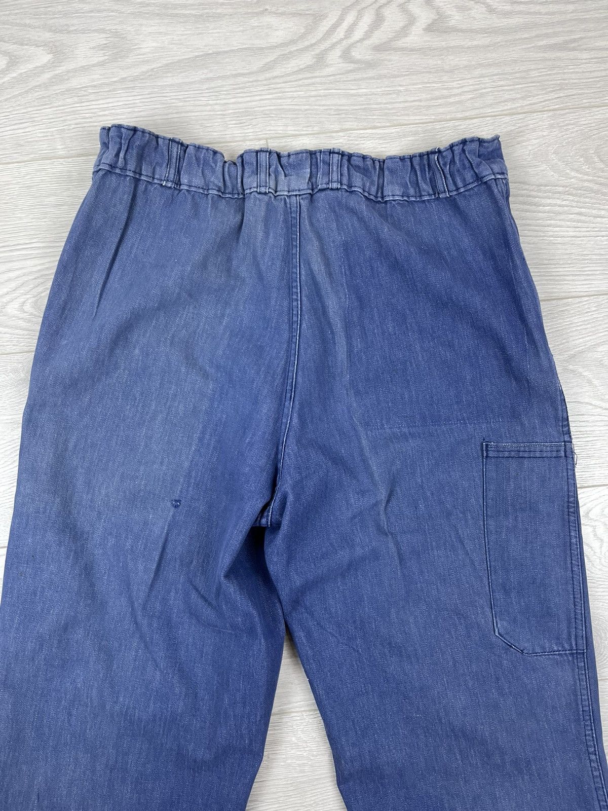 Japanese Brand × Le Laboureur × Vintage Le Laboureur Vintage Faded Blue French Work Pants Size US 34 / EU 50 - 10 Thumbnail
