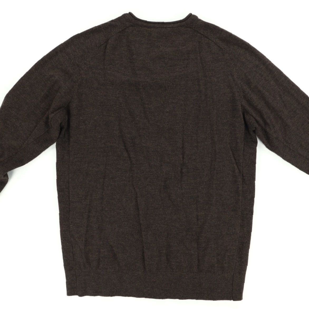 Rodd & Gunn Rodd & Gunn Extra Fine Merino Solid V-Neck Long Sleeve Sweatshirt Brown Men's XL Size US XL / EU 56 / 4 - 4 Thumbnail