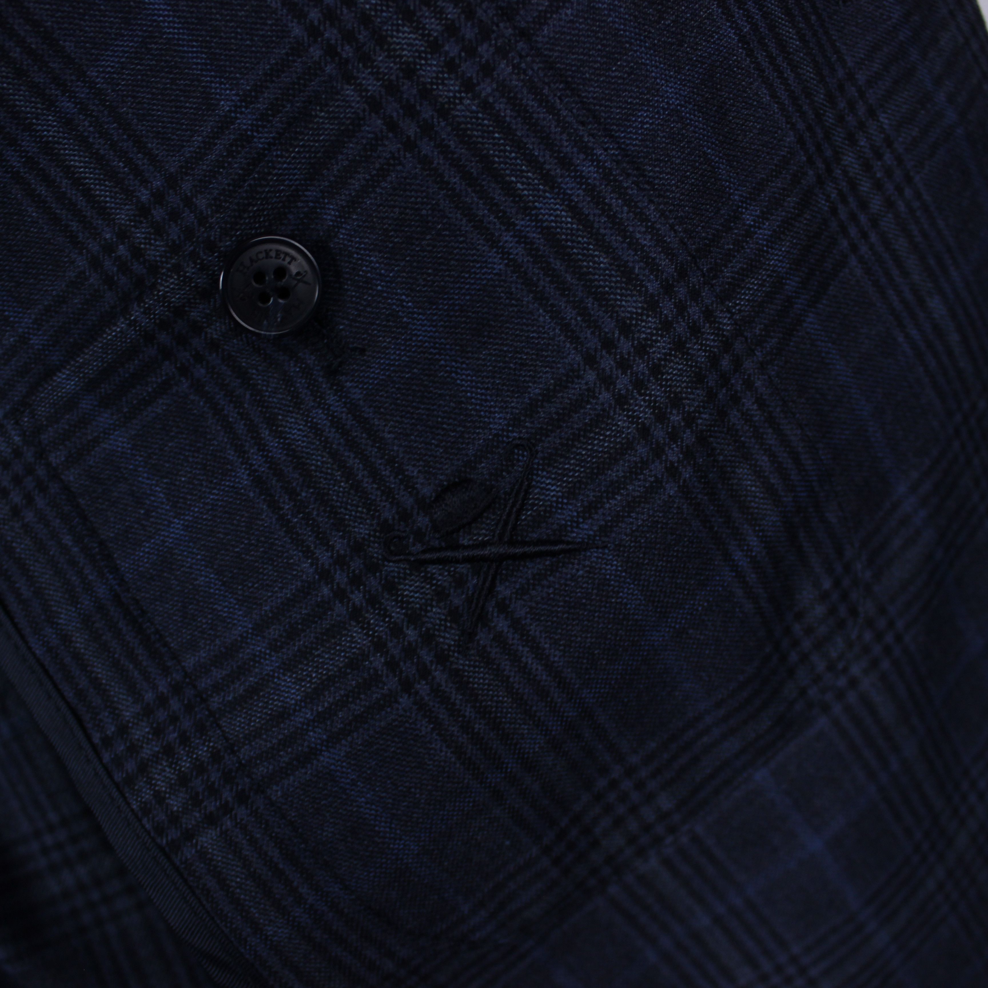 Hackett Hackett blazer men lana wool stripes 38R/48R navy blue Size 38R - 10 Thumbnail