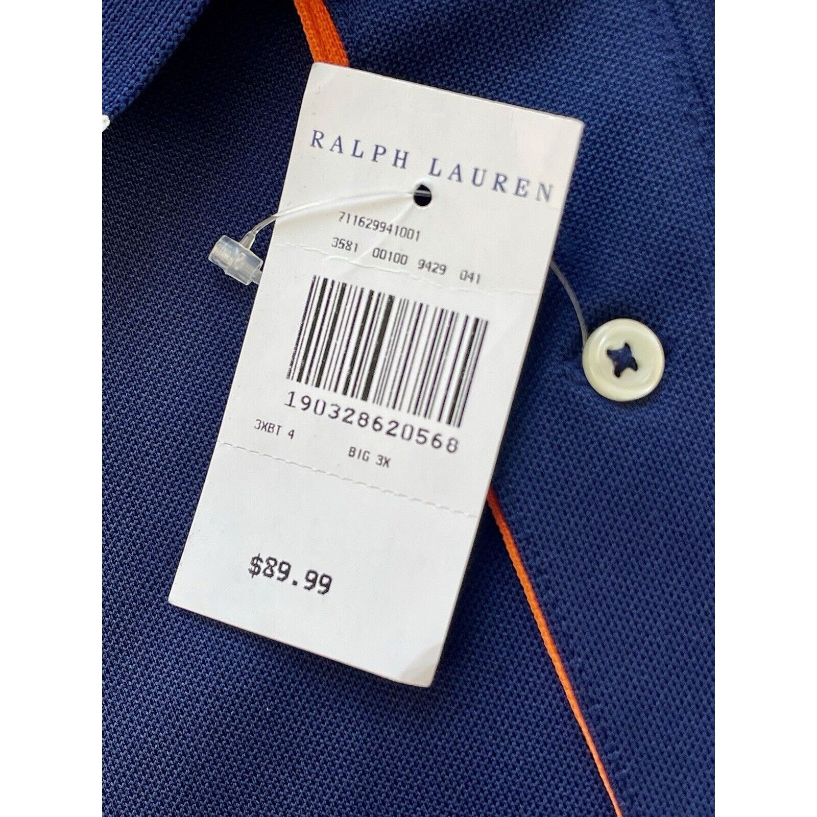 Polo Ralph Lauren POLO RALPH LAUREN POLO SHIRT Men's BIG PONY Big & Tall 3XB Size US XXL / EU 58 / 5 - 3 Thumbnail